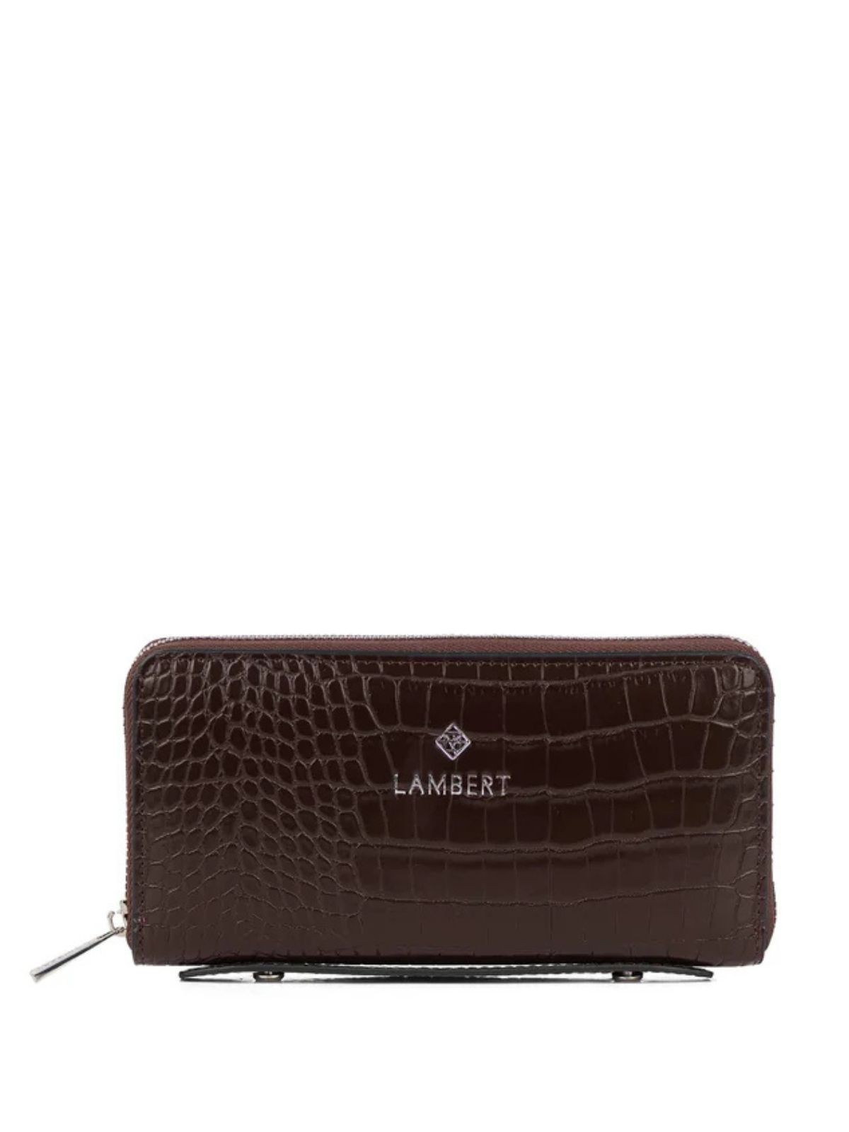 Le Meli - Portefeuille en cuir vegan bark croco Lambert 