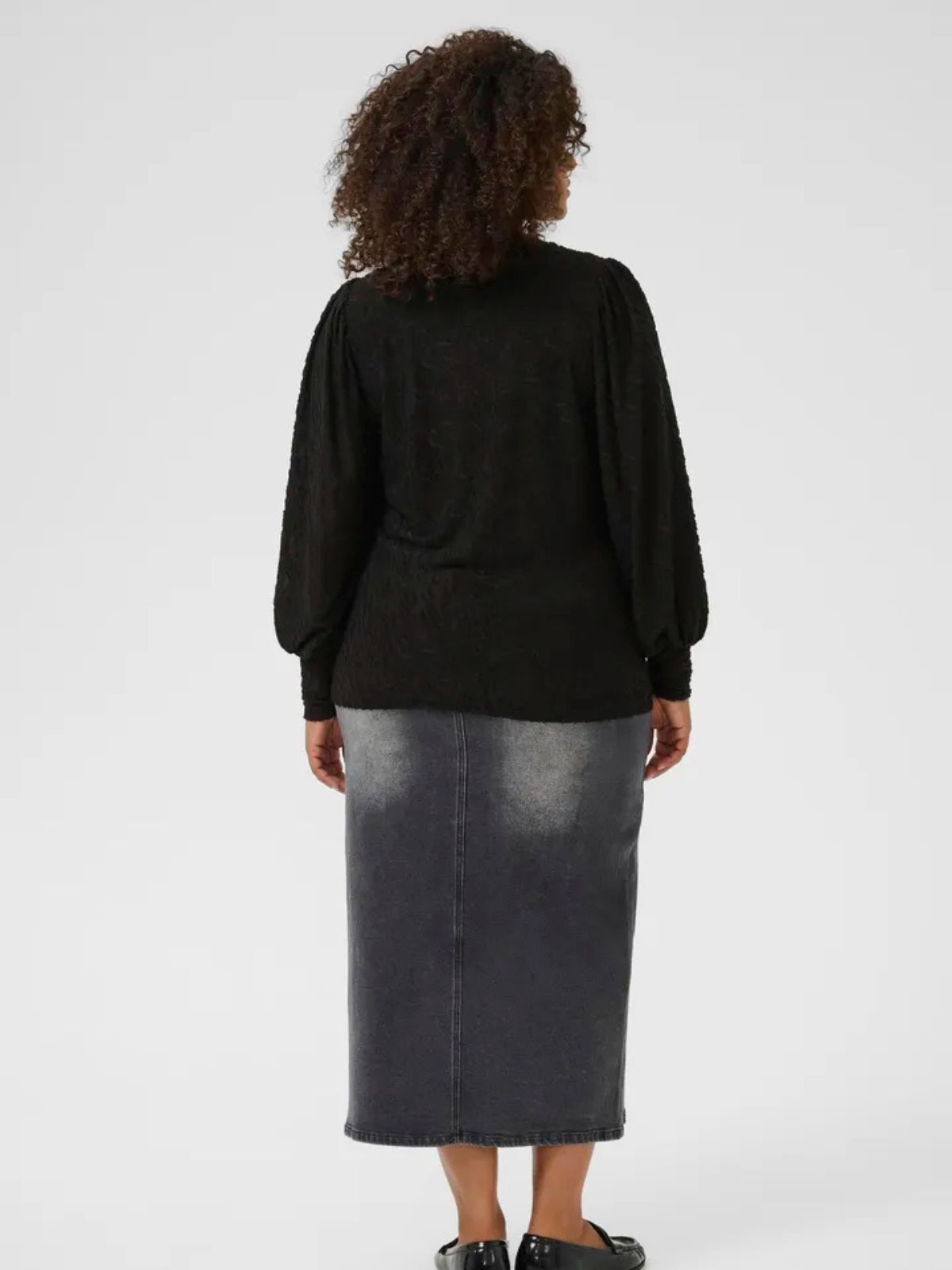 Chandail avec manche bishop Kaffe Curve 