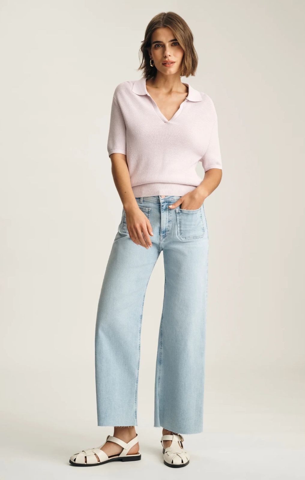 Jeans à jambe large Paloma Mavi