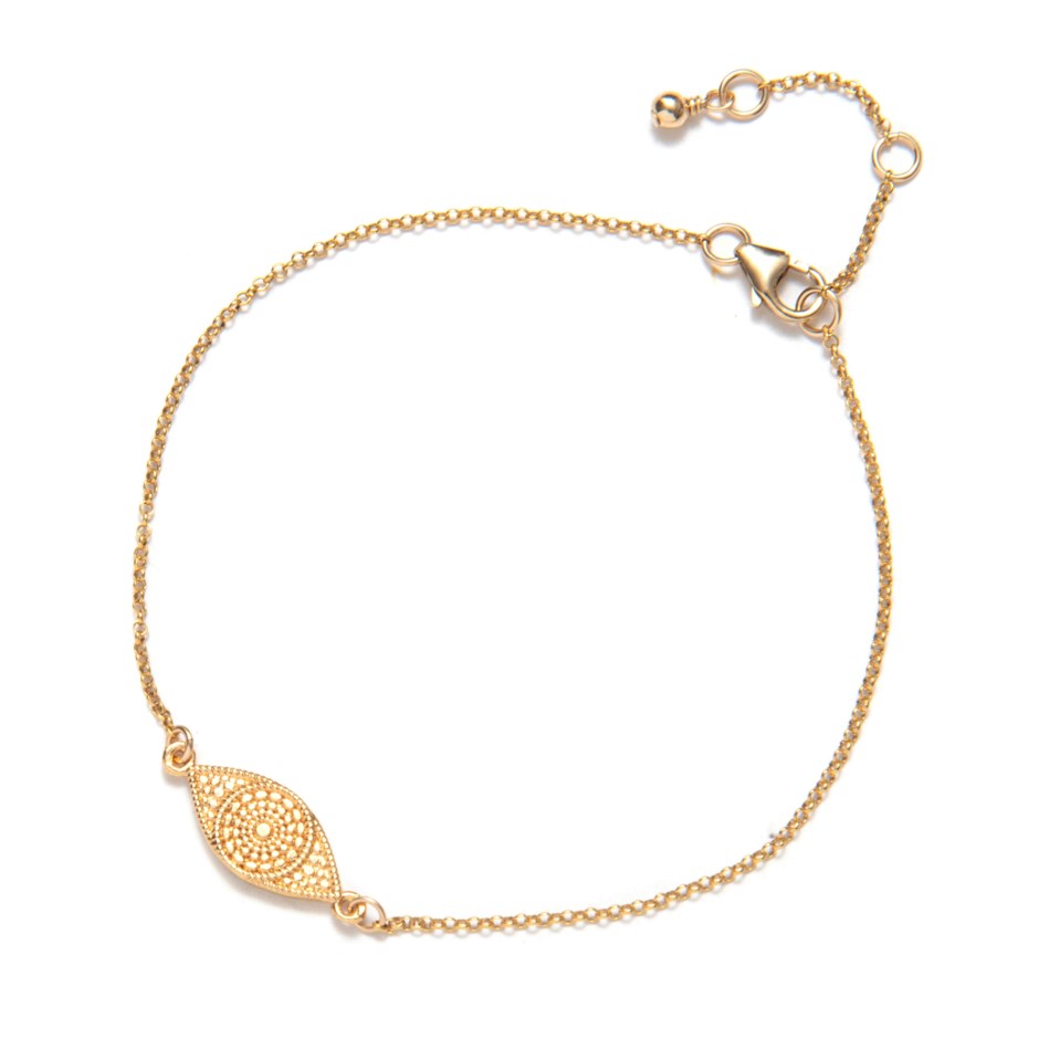 Bracelet Be Peaceful Oeil Gold Beblue 