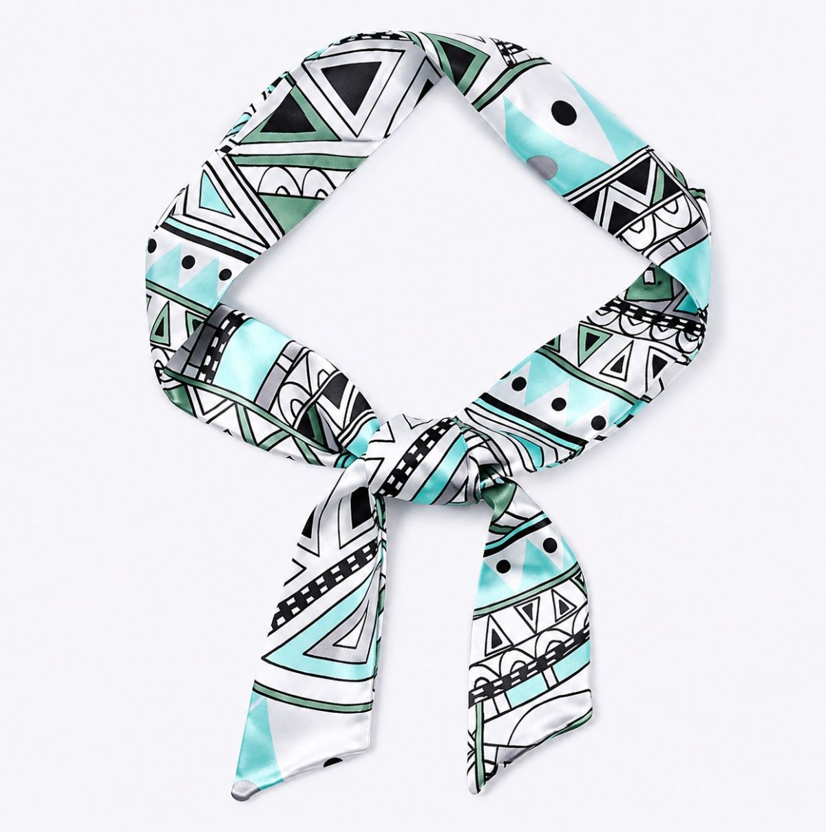 Foulard ruban en satin 