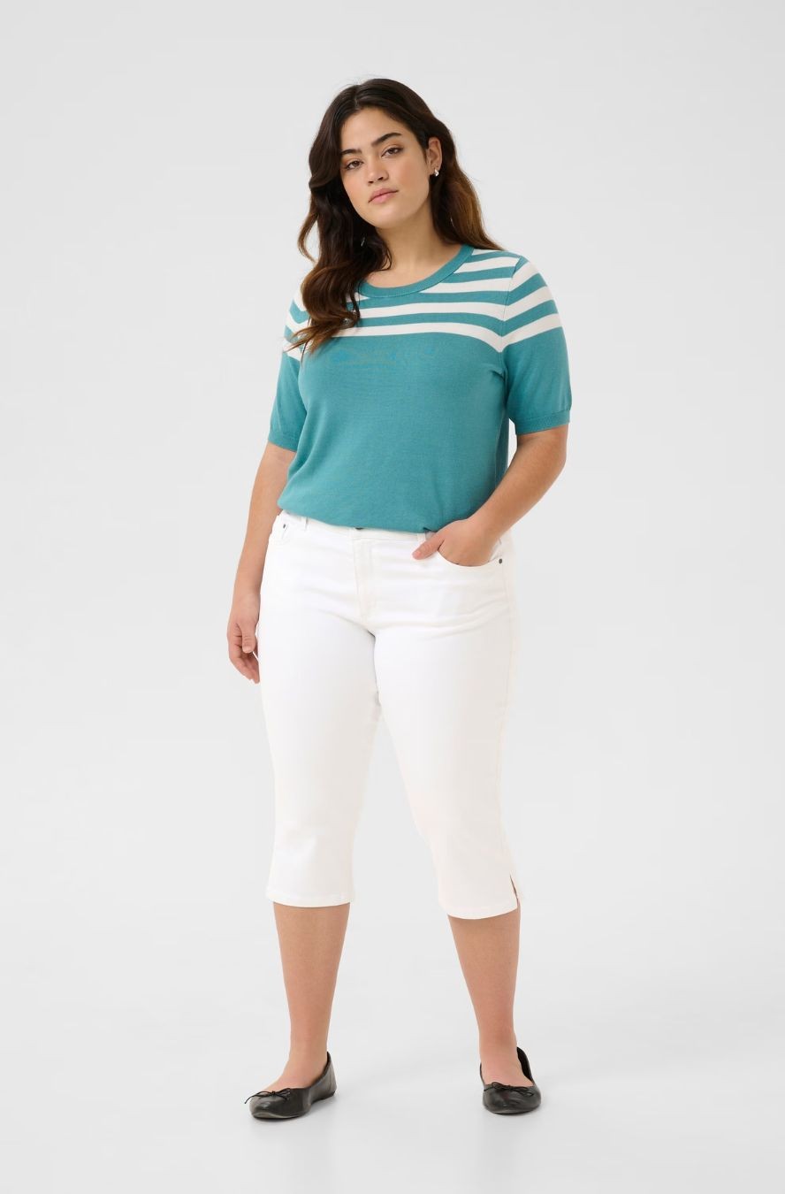 Jeans Capri KCzena Kaffe Curve 10583286