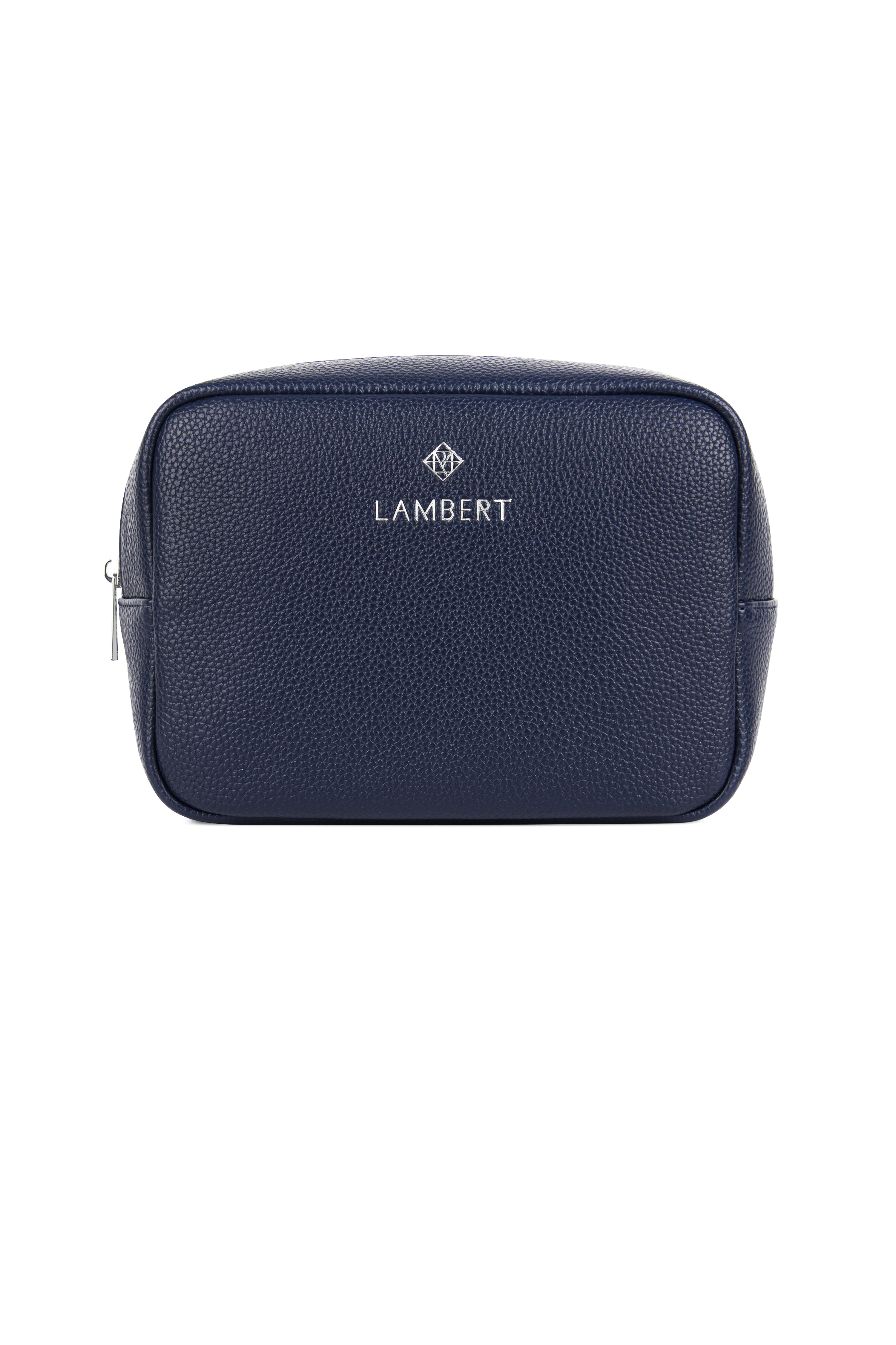 Le Zoe – Trousse en cuir vegan marine Lambert