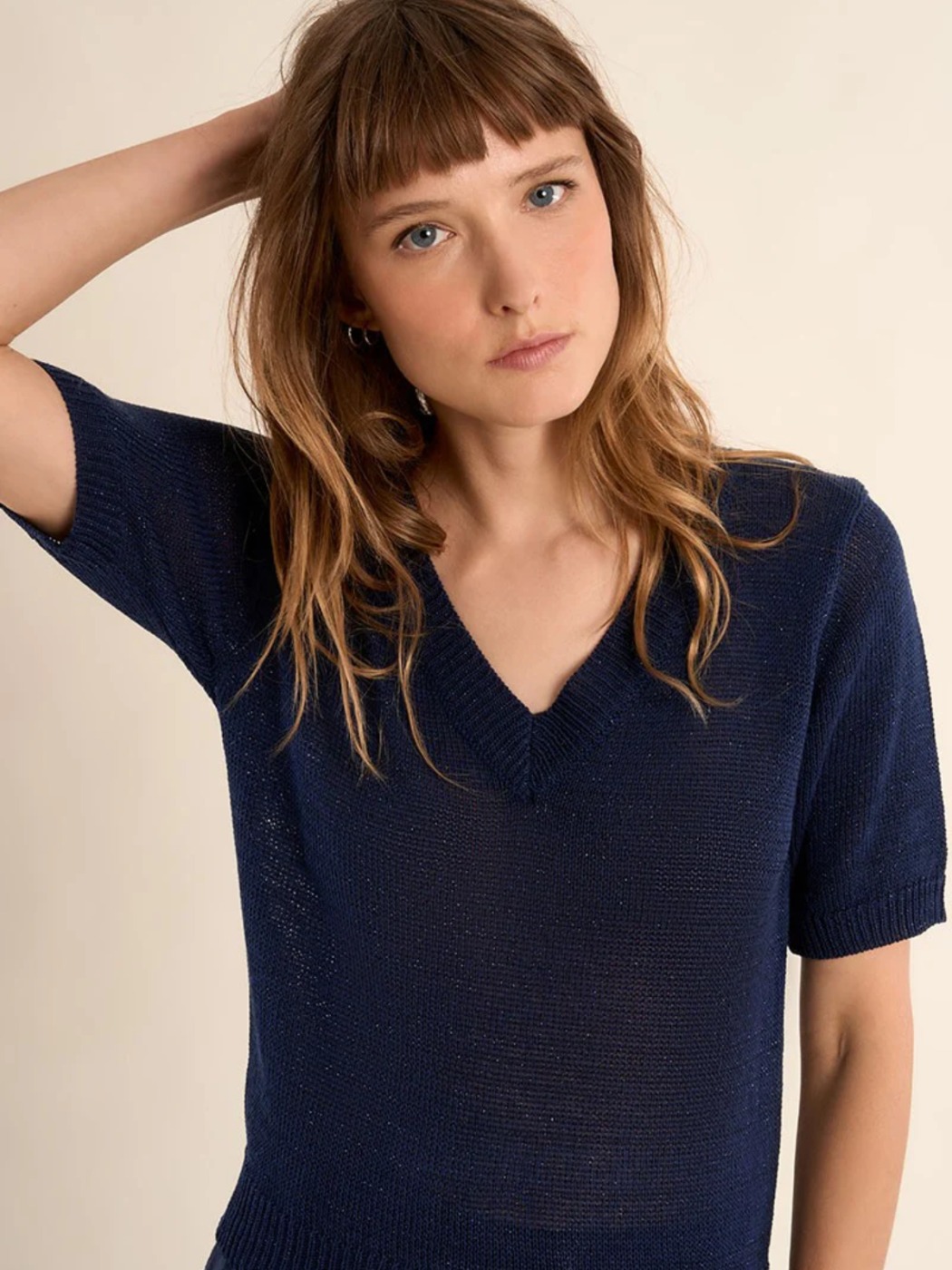 Chandail en maille à manches courtes Molly Bracken