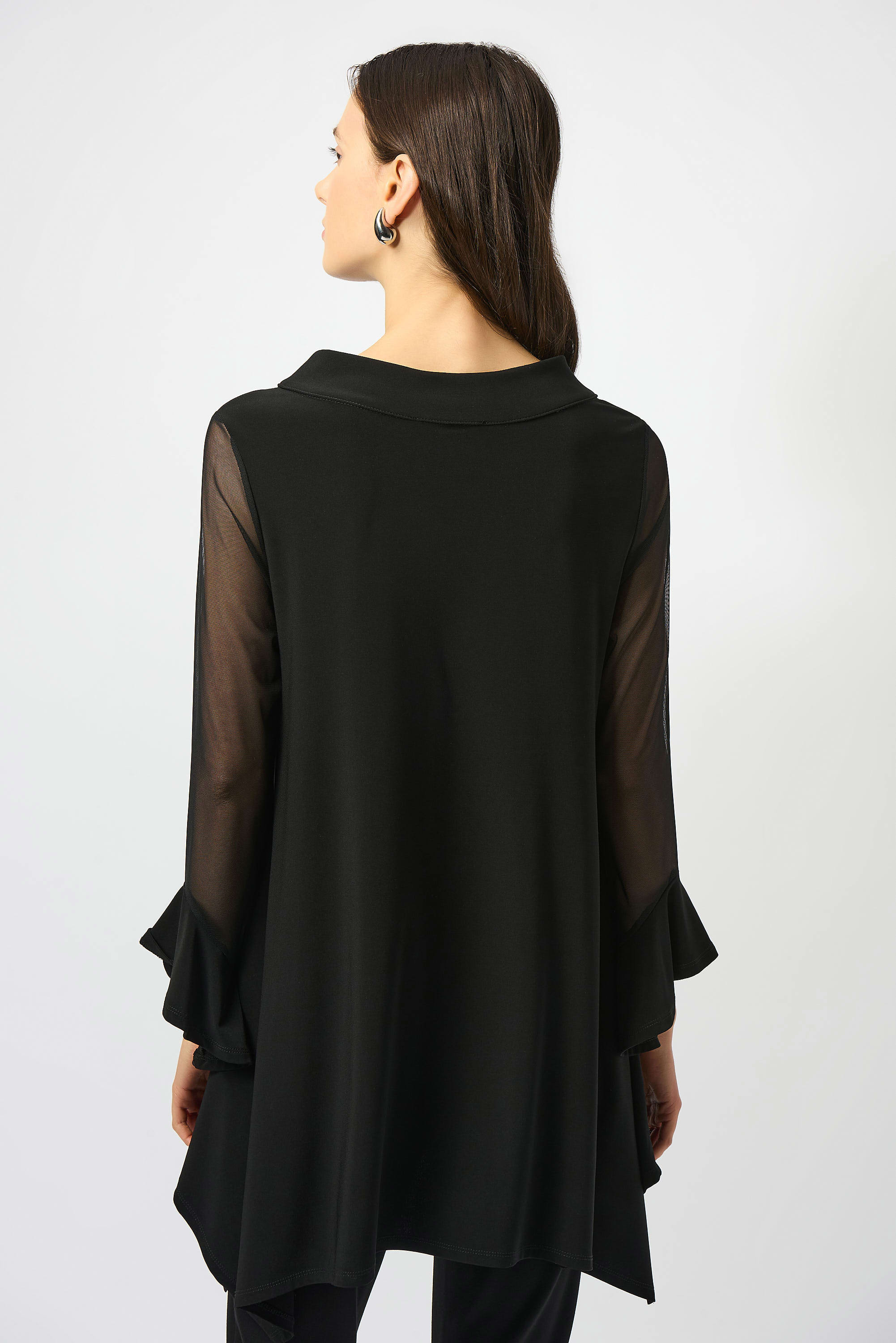 Tunique Asymétrique en Tricot Soyeux et Maille Joseph Ribkoff 253057
