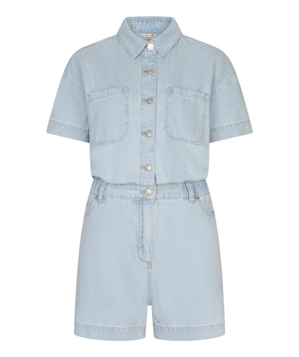 Jumpsuit court en jeans Esqualo