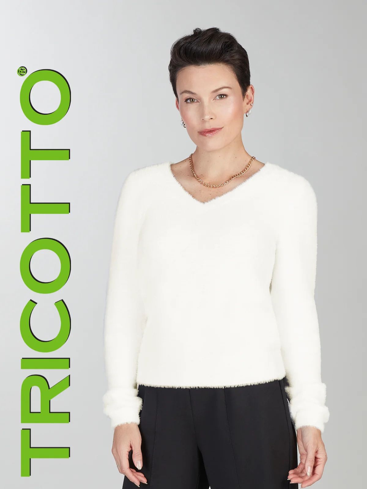 Pull avec col V Tricotto