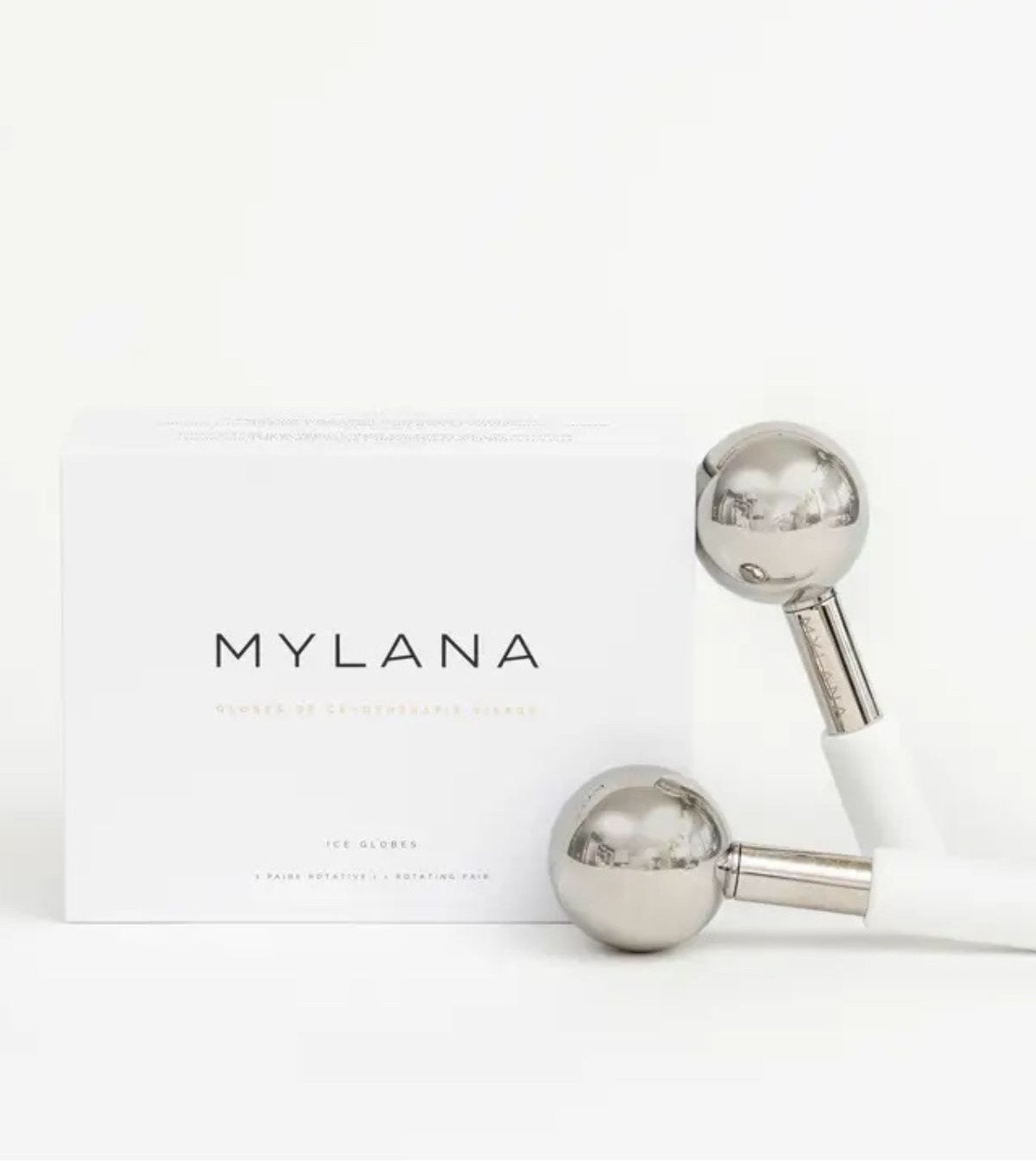 Globes rotatifs de cyrothérapie visage MYLANA
