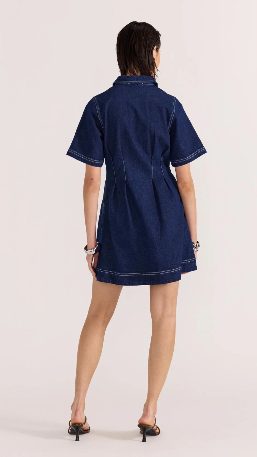 Augusta Denim Mini Dress Staple the Label UT2501955