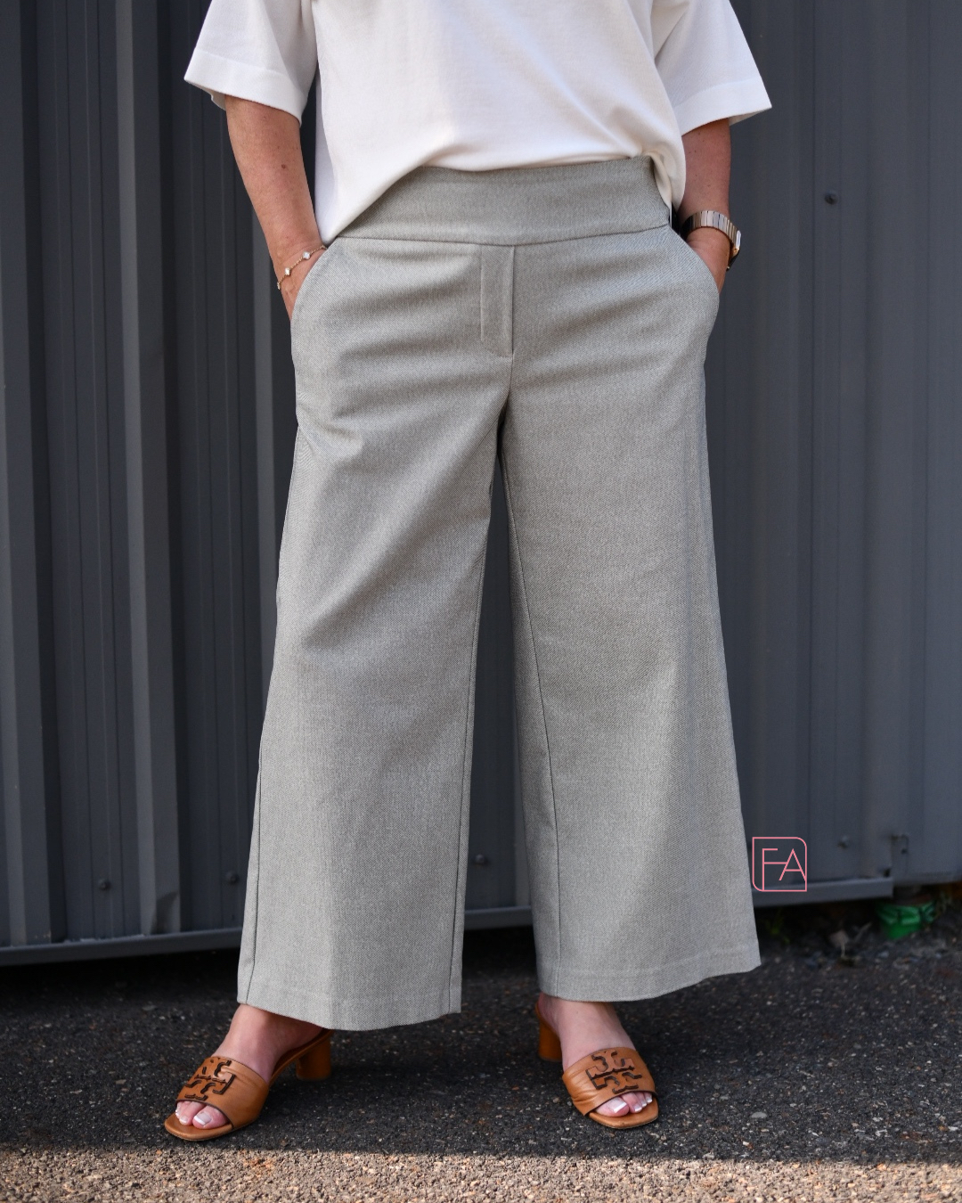 Pantalon jambre large court Up! 68623
