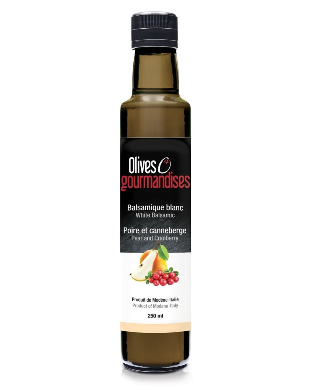 Poire et canneberge Balsamique blanc 100ml Olives & Gourmandises 