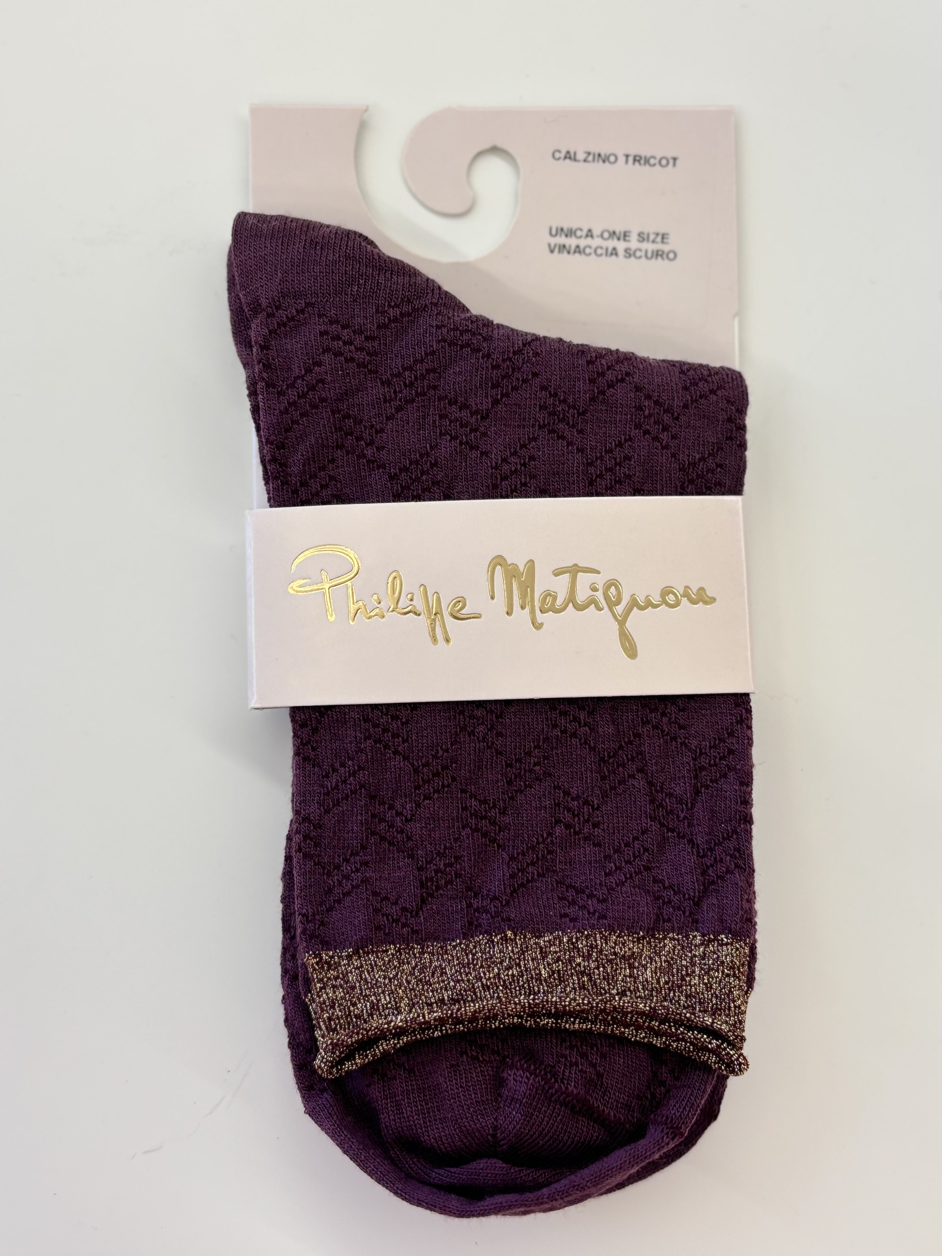 Chaussettes Tricot Calzino Philippe Matignon