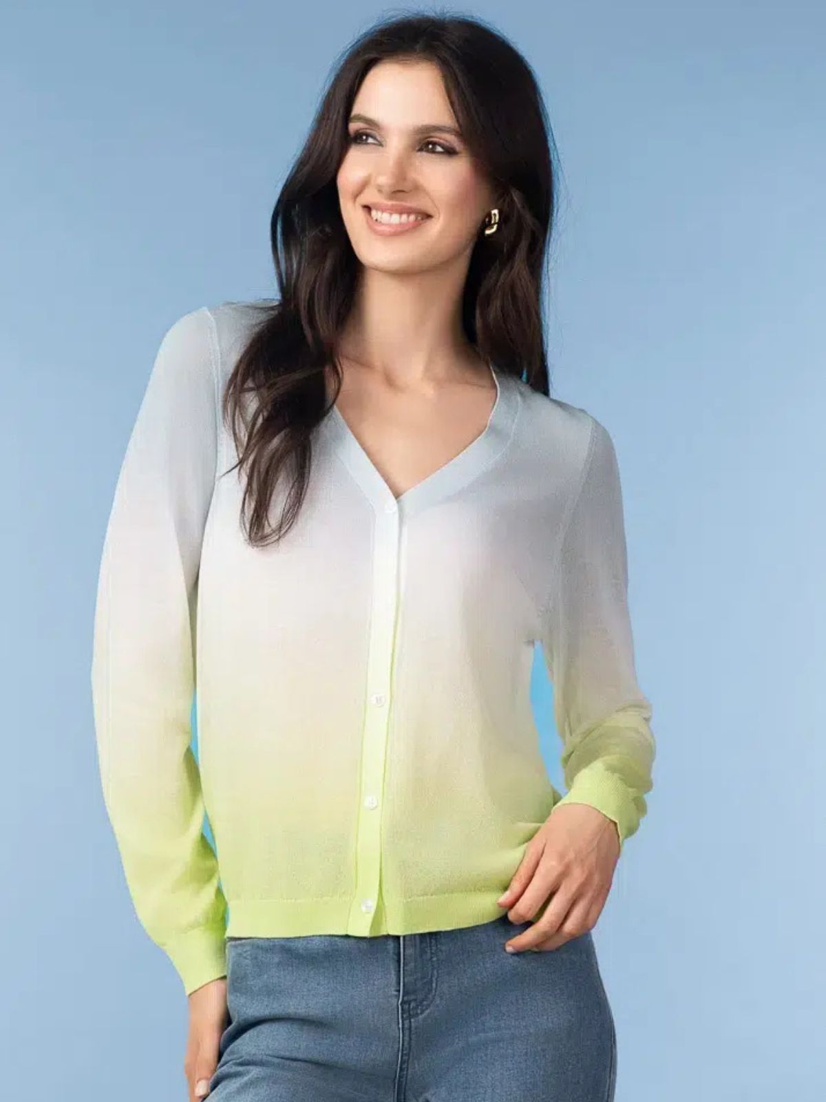 Cardigan à col V Alison Sheri 