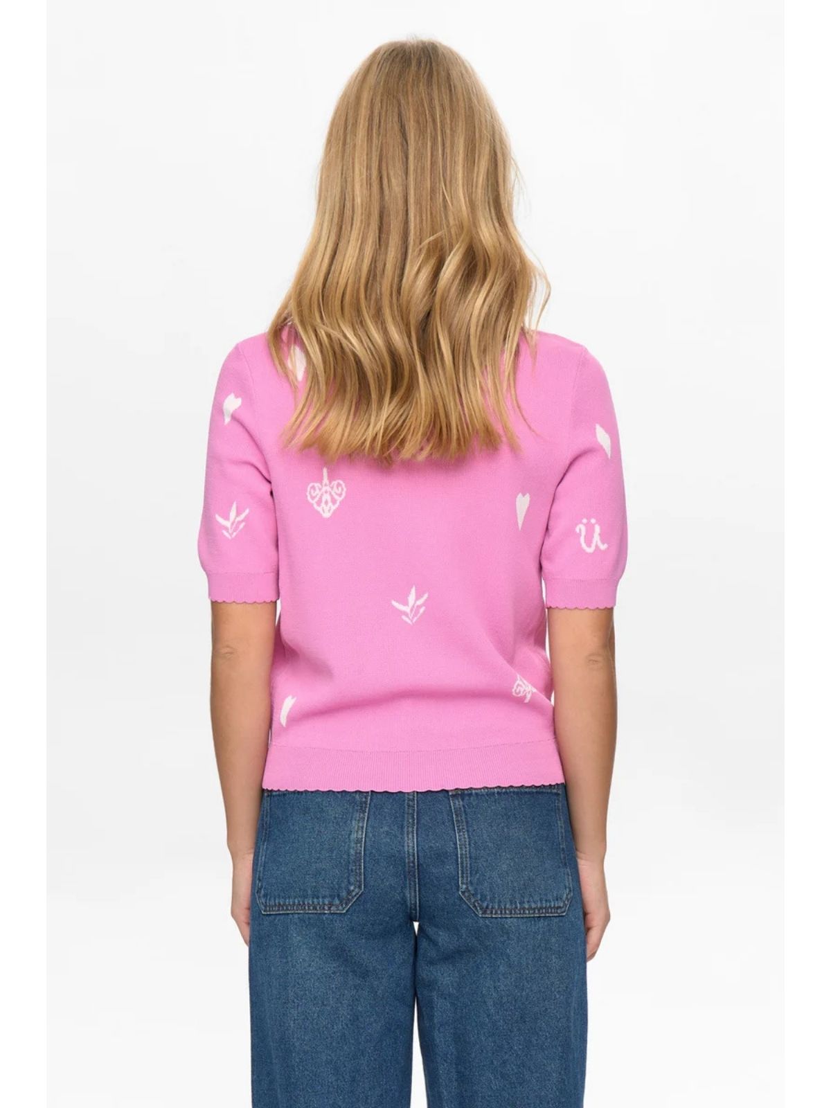 Cardigan à manche court avec dessin Nümph