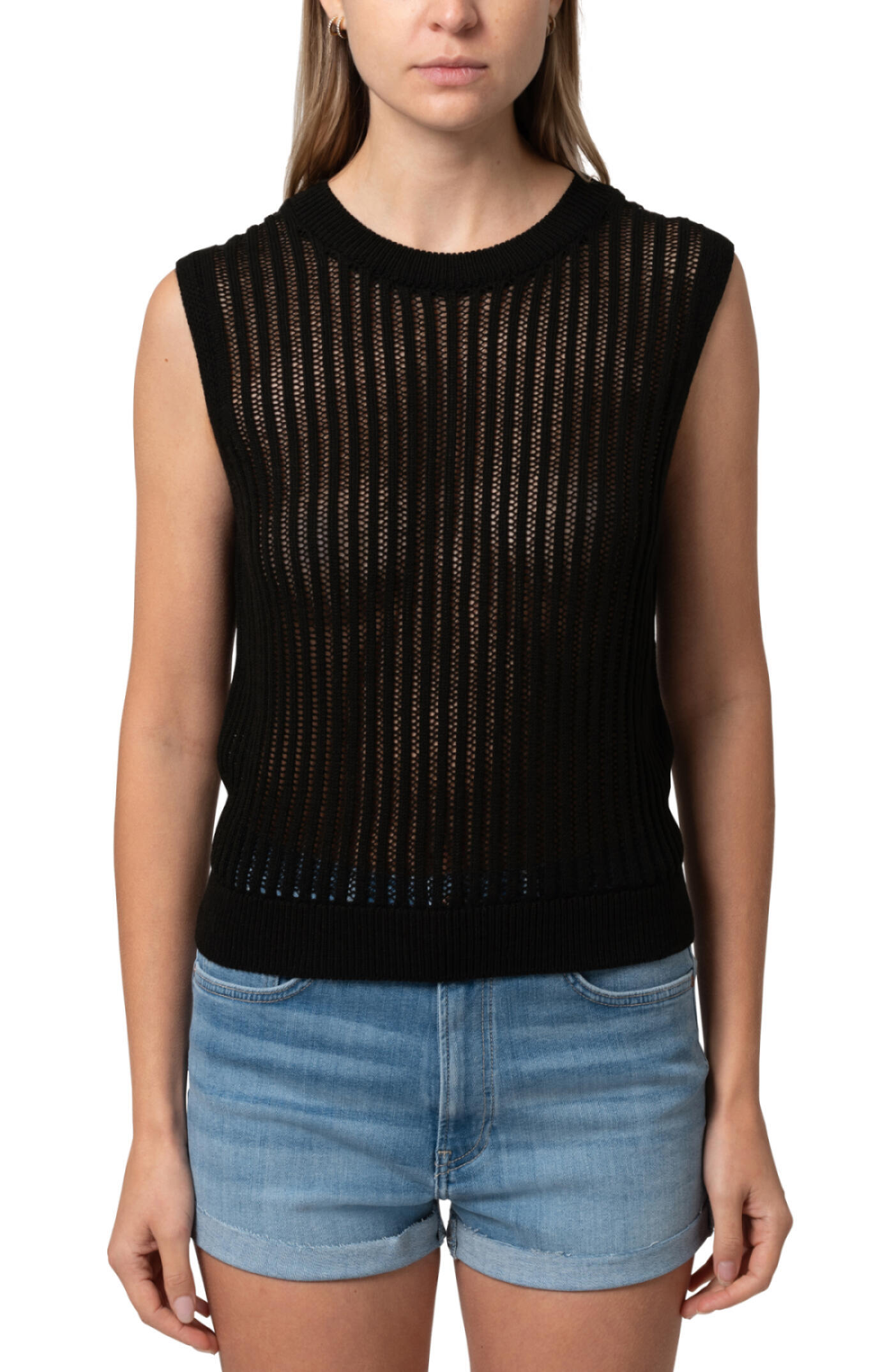 Tricot sans Manche Mavi 900