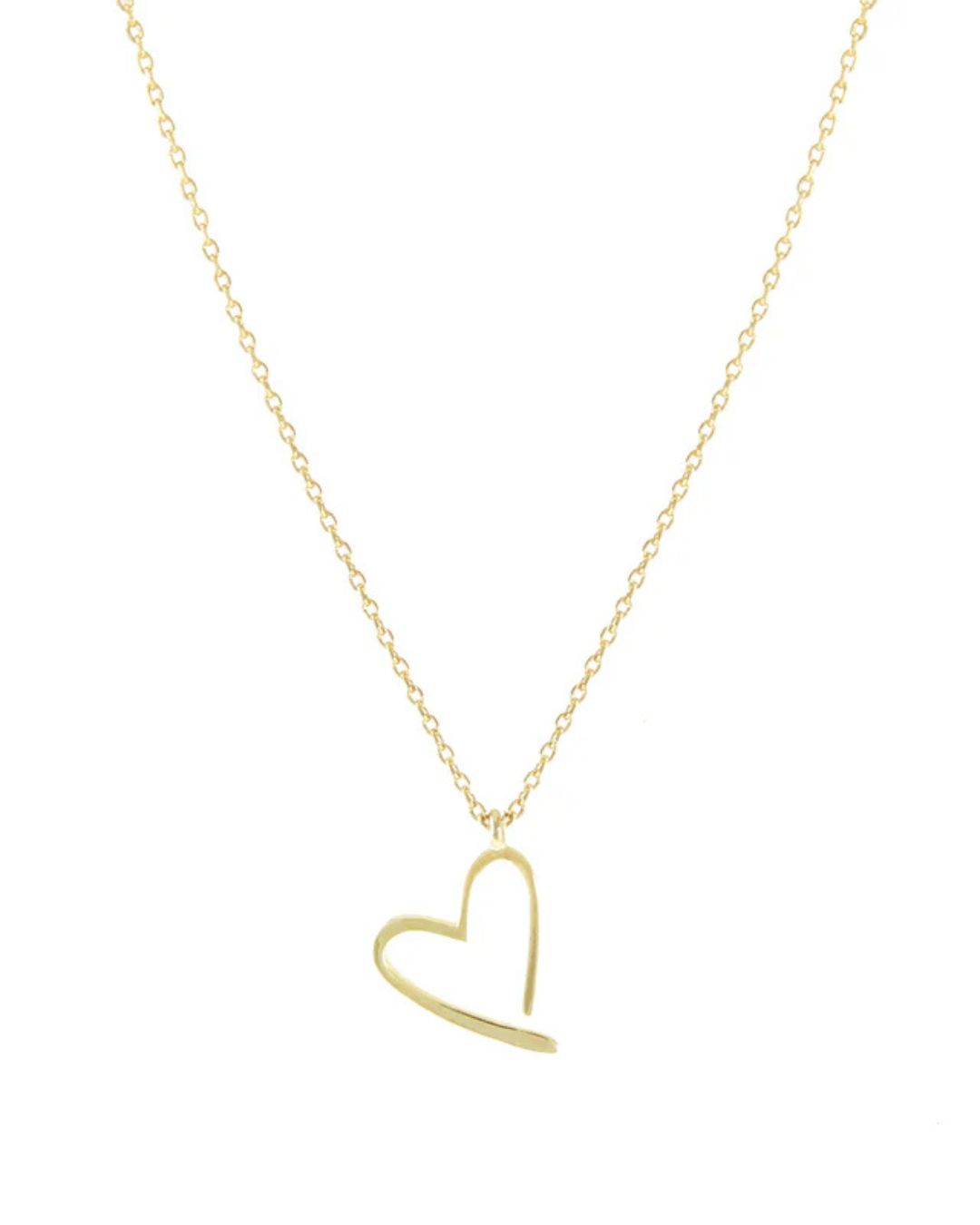 Collier avec coeur Gold Jackie J YAM908N