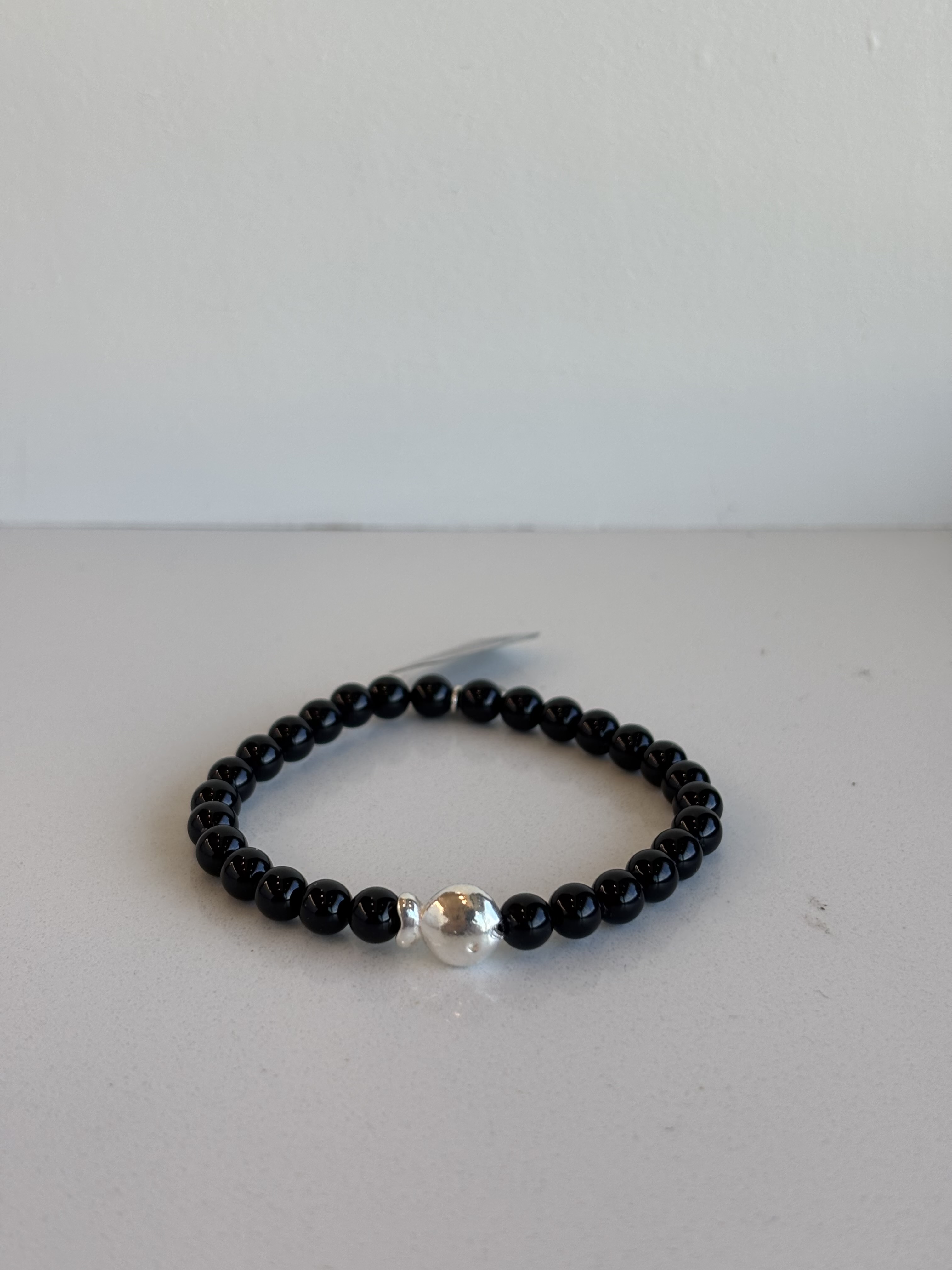 Bracelet poisson et perles 6MM Clio Blue