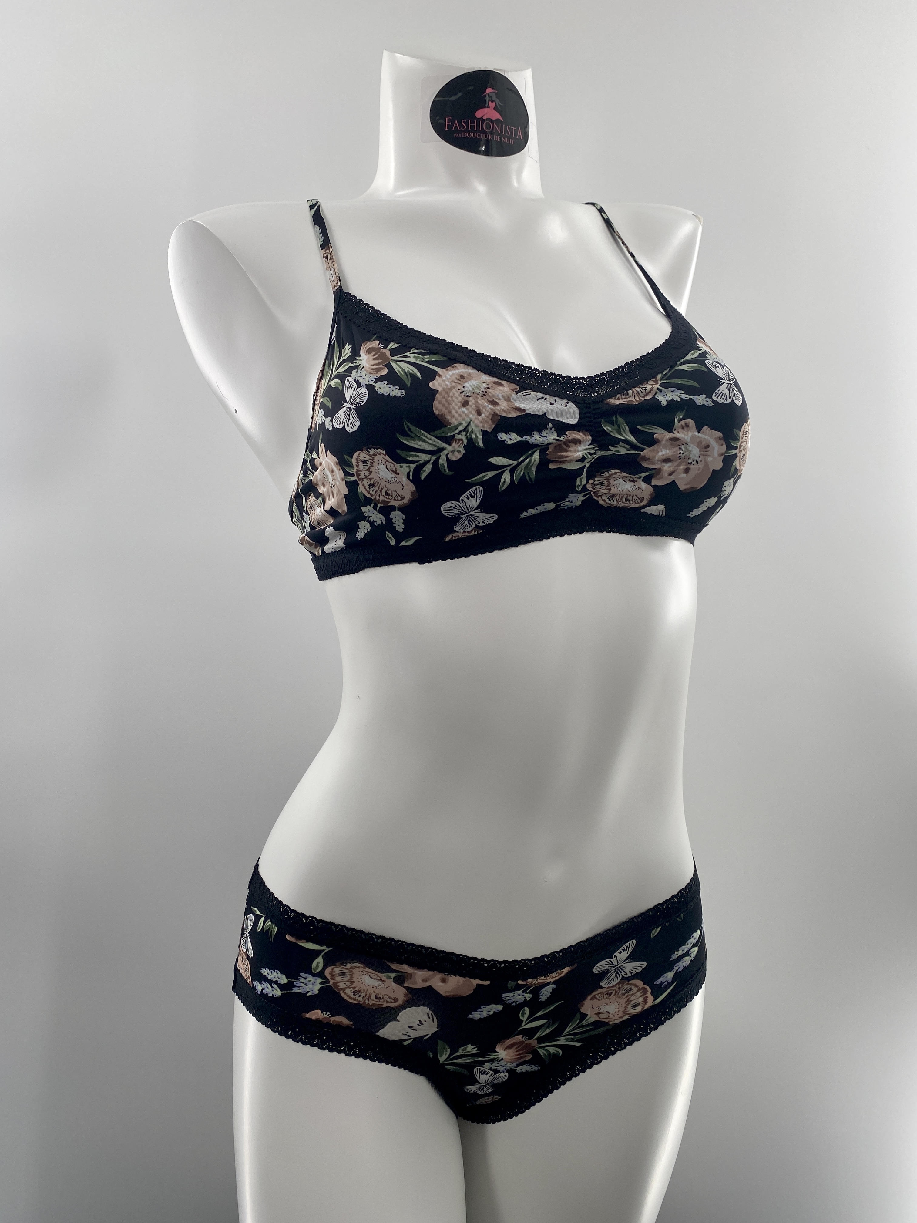 Micro Shorty bordure dentelle Blush 0229625 