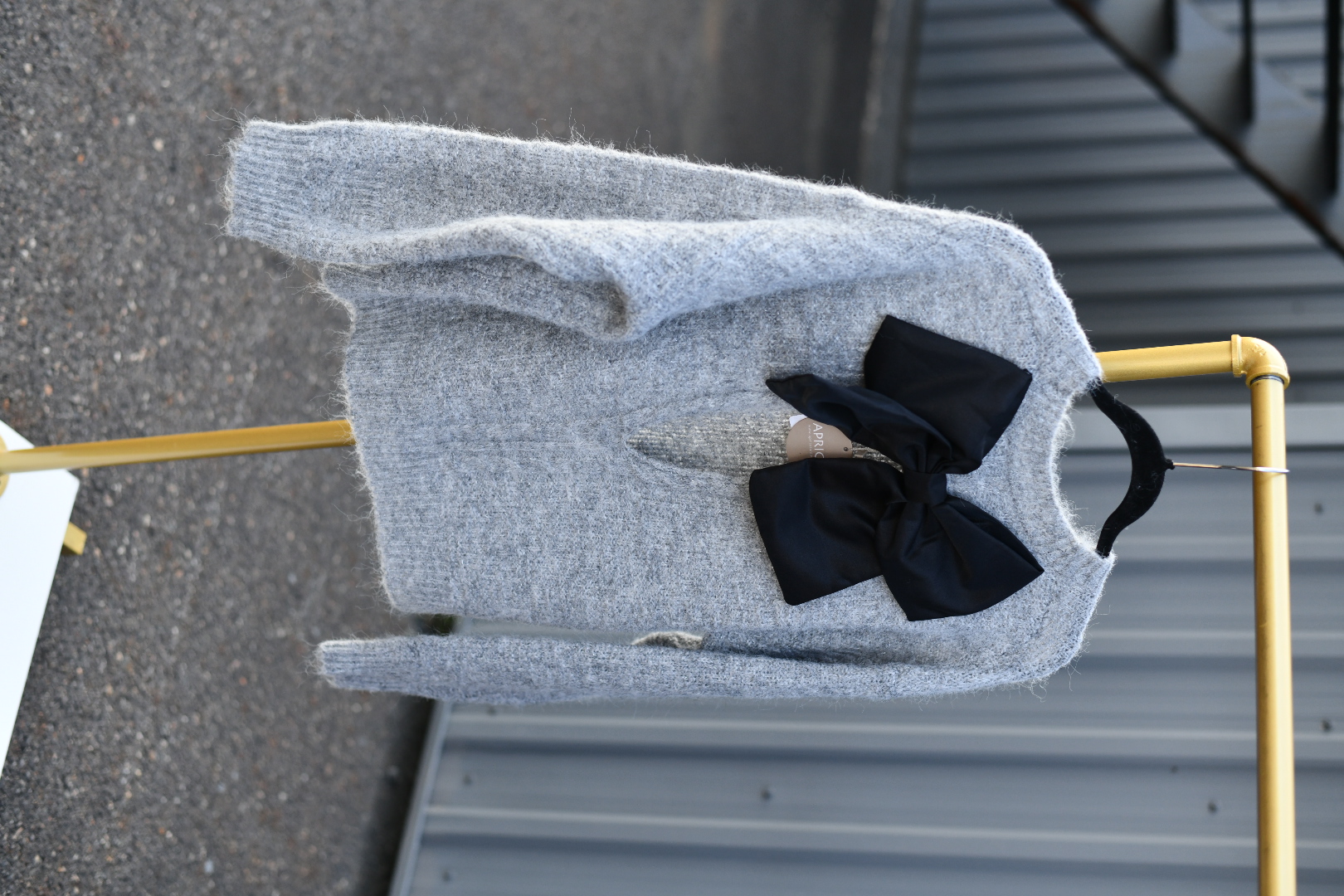 Pull en Tricot avec boucle Apricot