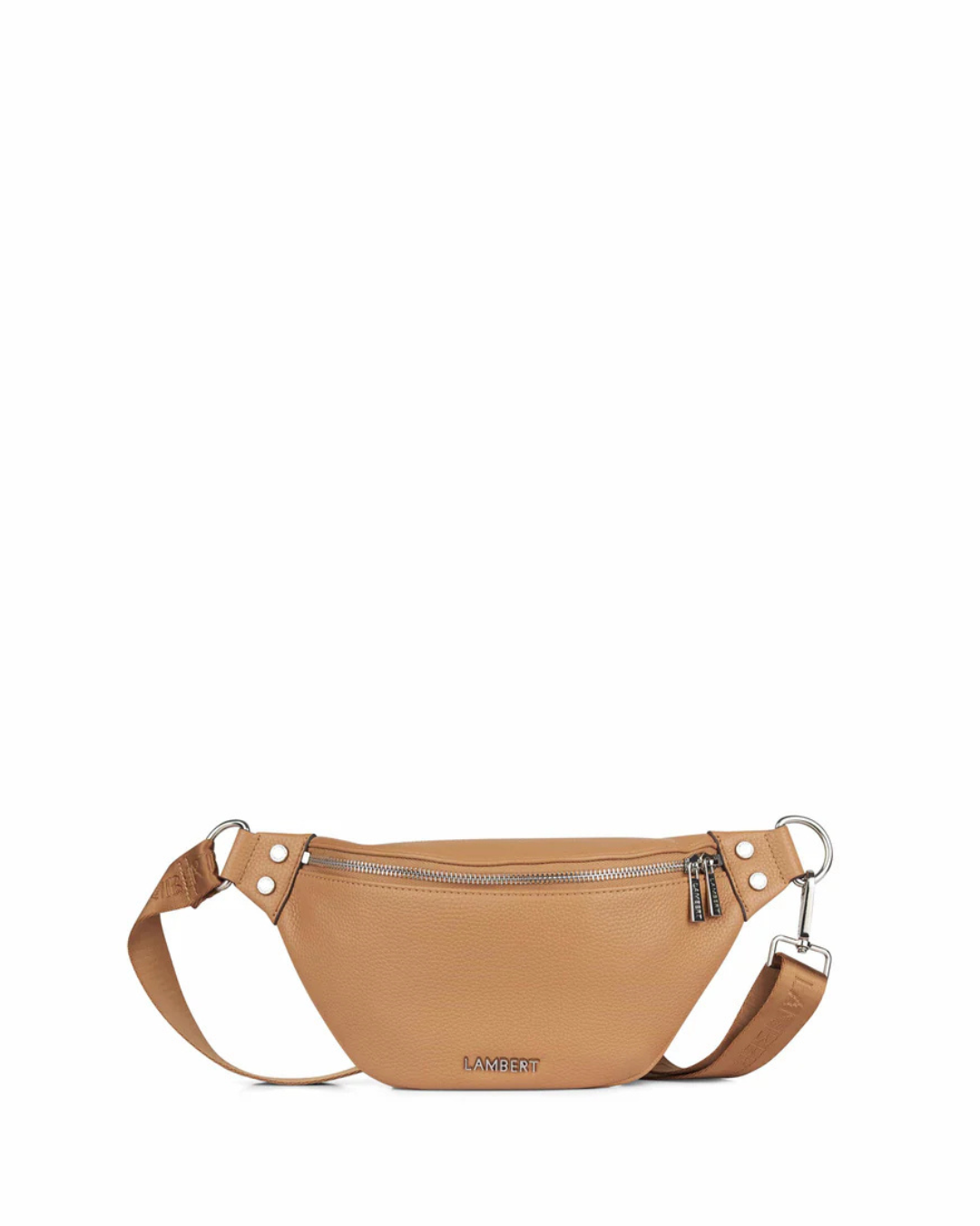 Le Sarah - Sac banane en cuir vegan camel