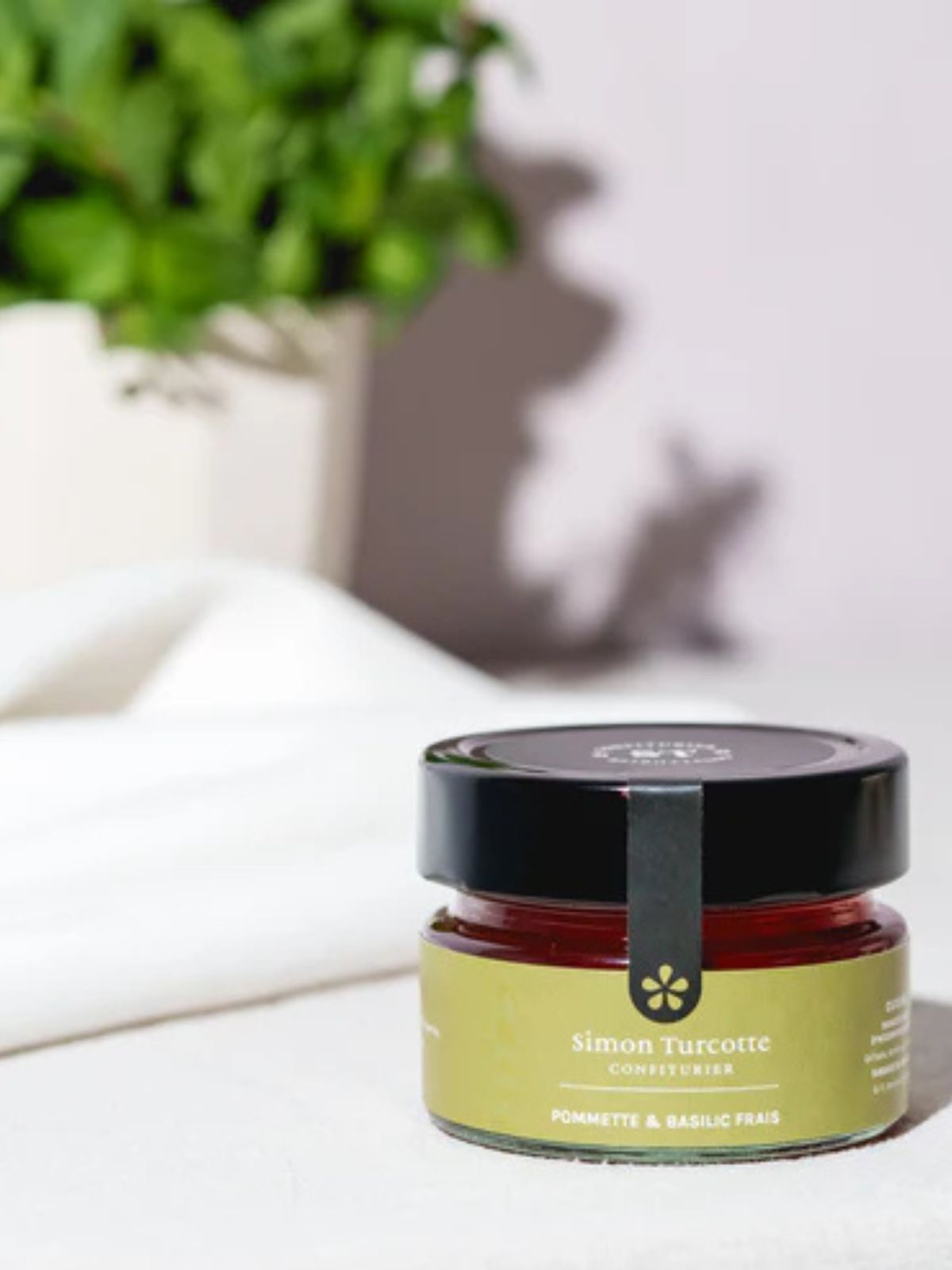 Gelée Pommette et basilic Simon Turcotte