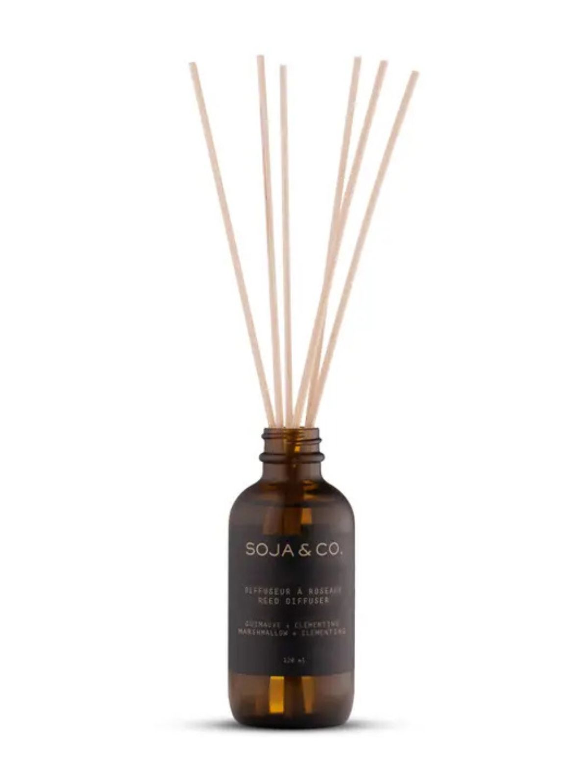 Diffuseur à roseaux Guimauve + Clémentine Soja & Co.