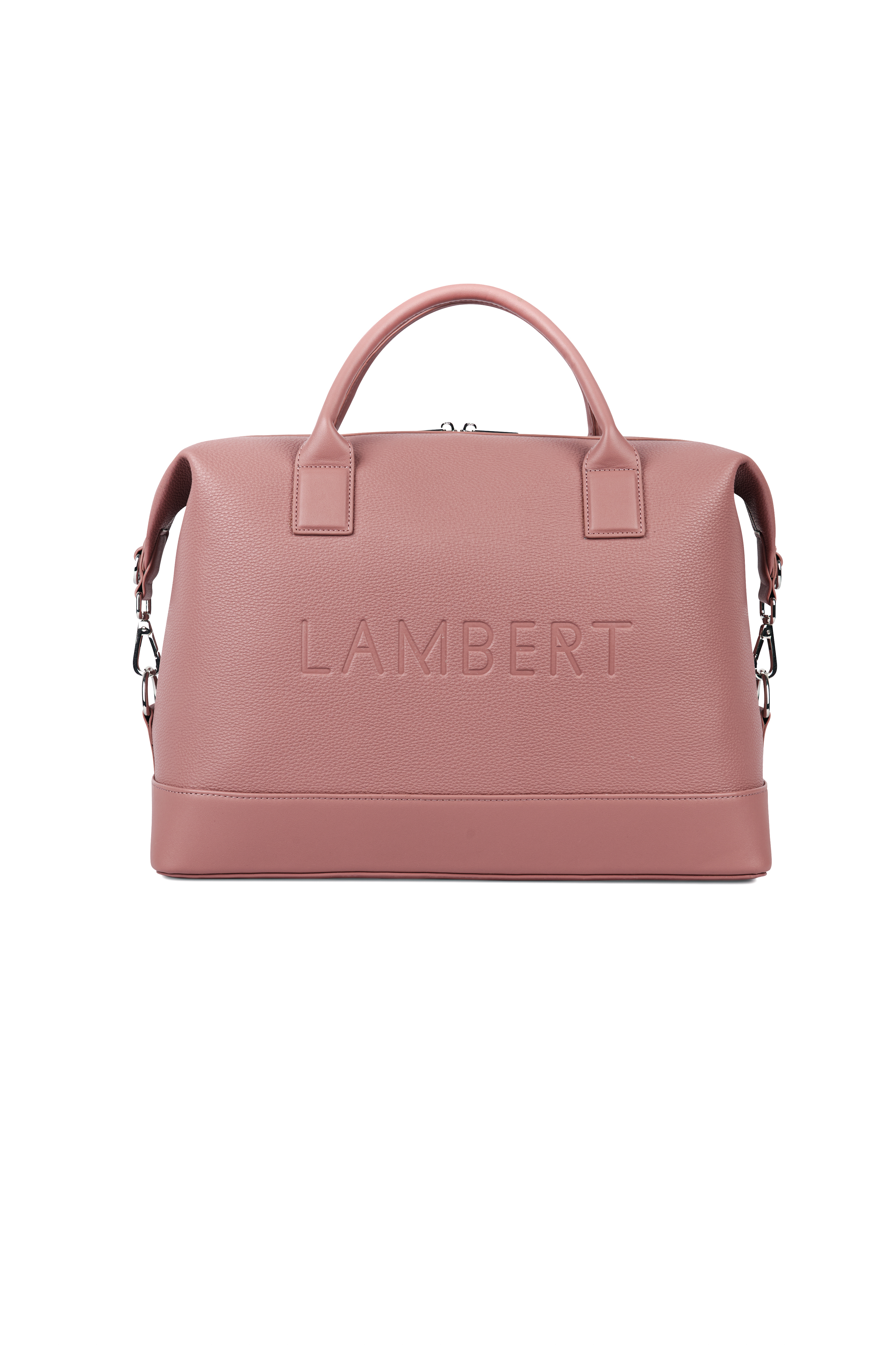 Le Mae – Petit sac de voyage en cuir vegan clay Lambert