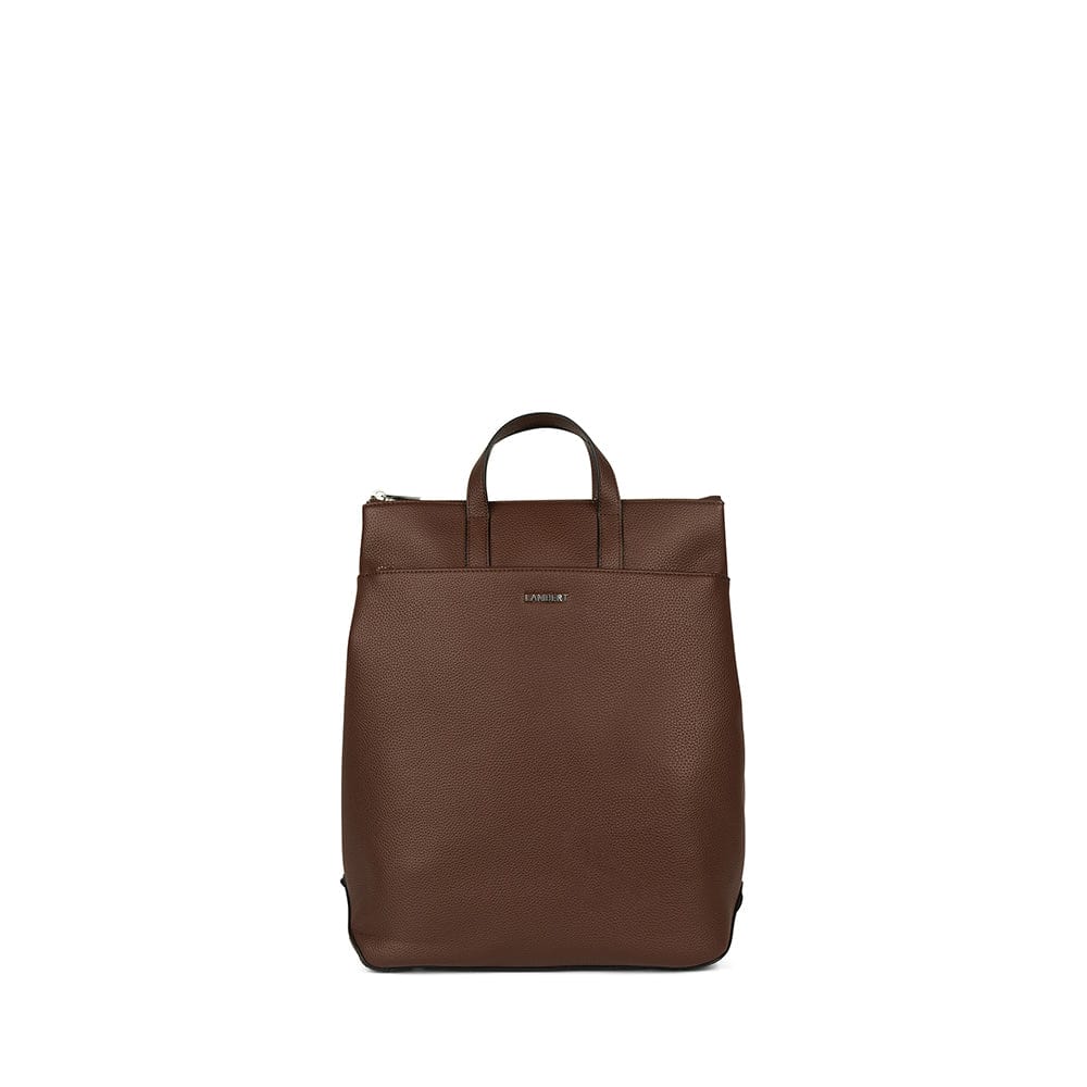 Le Billie - Sac à dos en cuir vegan chocolate