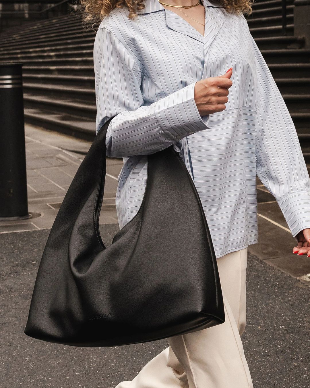 Sac épaule Monaco noir Louenhide 7891
