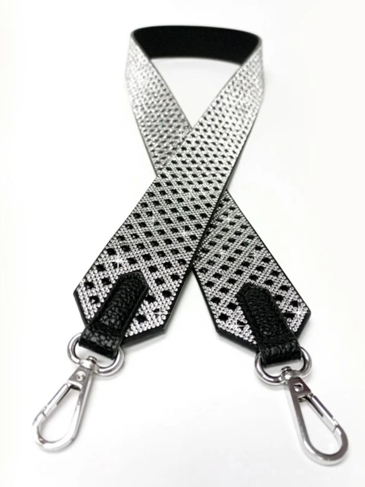 Bandoulière Royal Ice Jacqueline Kent Aristocrat Silver Black