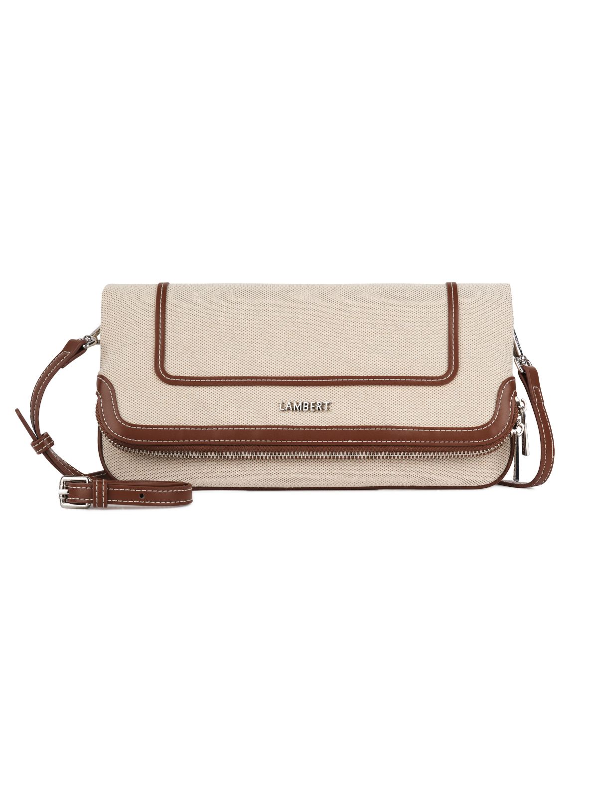 Le Adèle – Sac à main 3-en-1 en canevas hazelnut Lambert