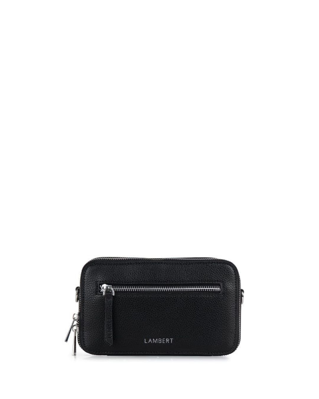 Le Madalyn – Sac 2-en-1 en cuir vegan noir Lambert