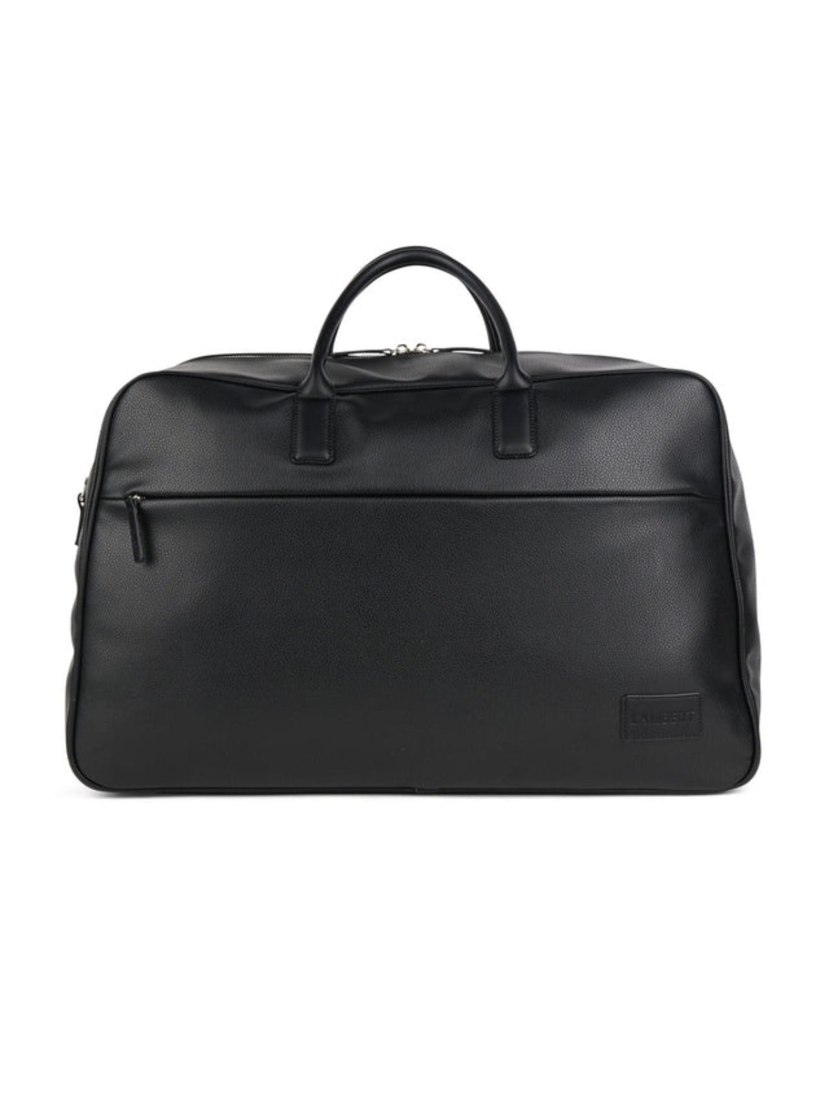Le Oslo - Sac de voyage fourre-tout en cuir vegan noir Lambert