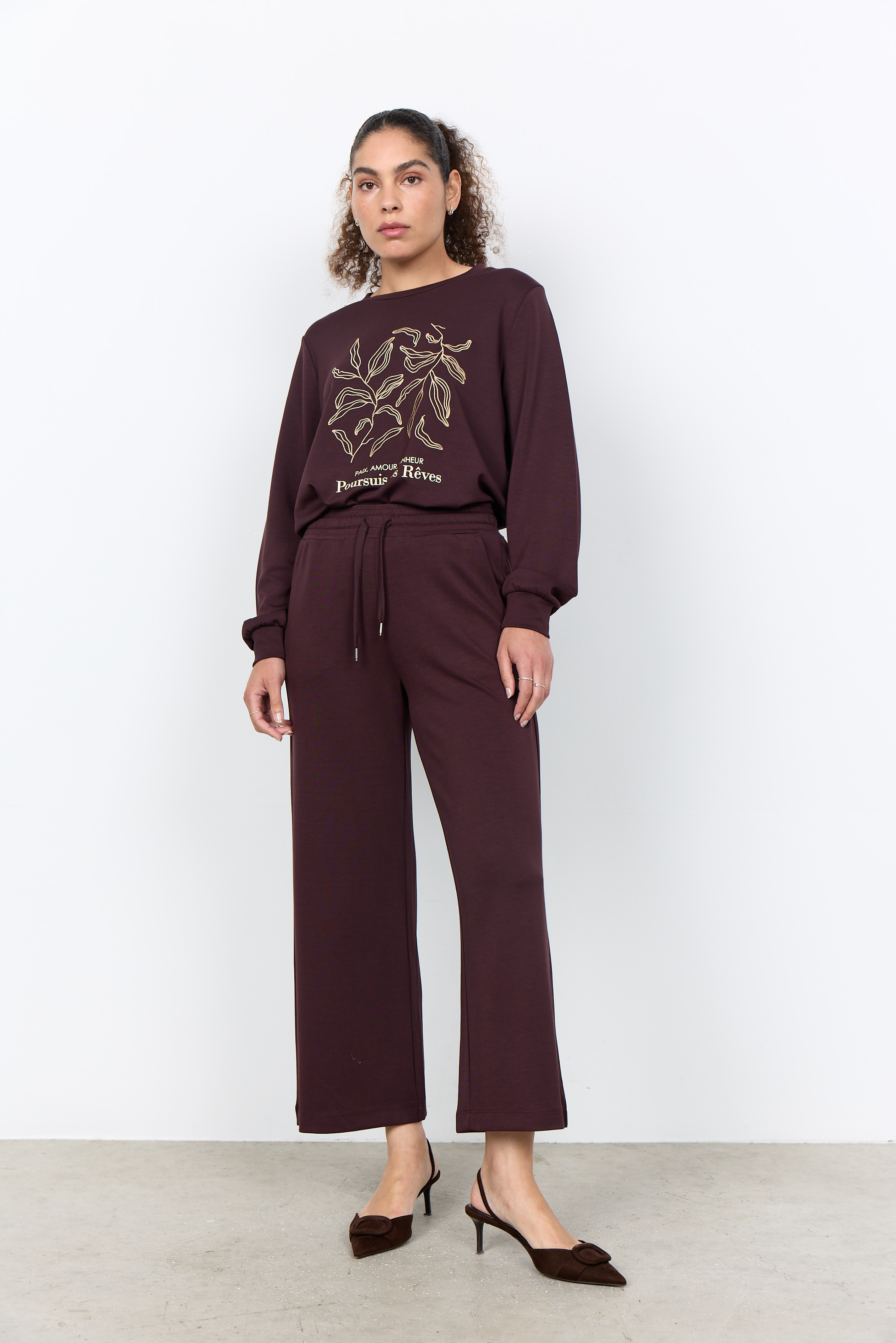 Pantalon à jambe large BANU 33 Soya Concept