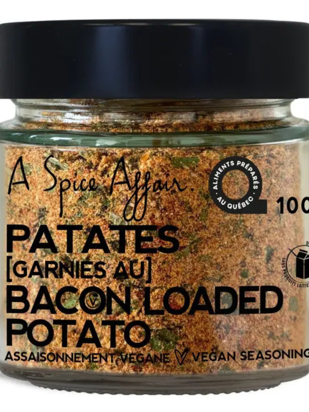 ASSAISONNEMENT VÉGÉTALIEN POUR POMME DE TERRE CHARGÉE AU BACON 100 G 
