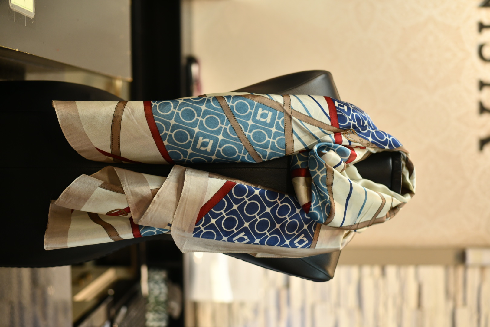 Foulard en soie rectangulaire Design Fashion