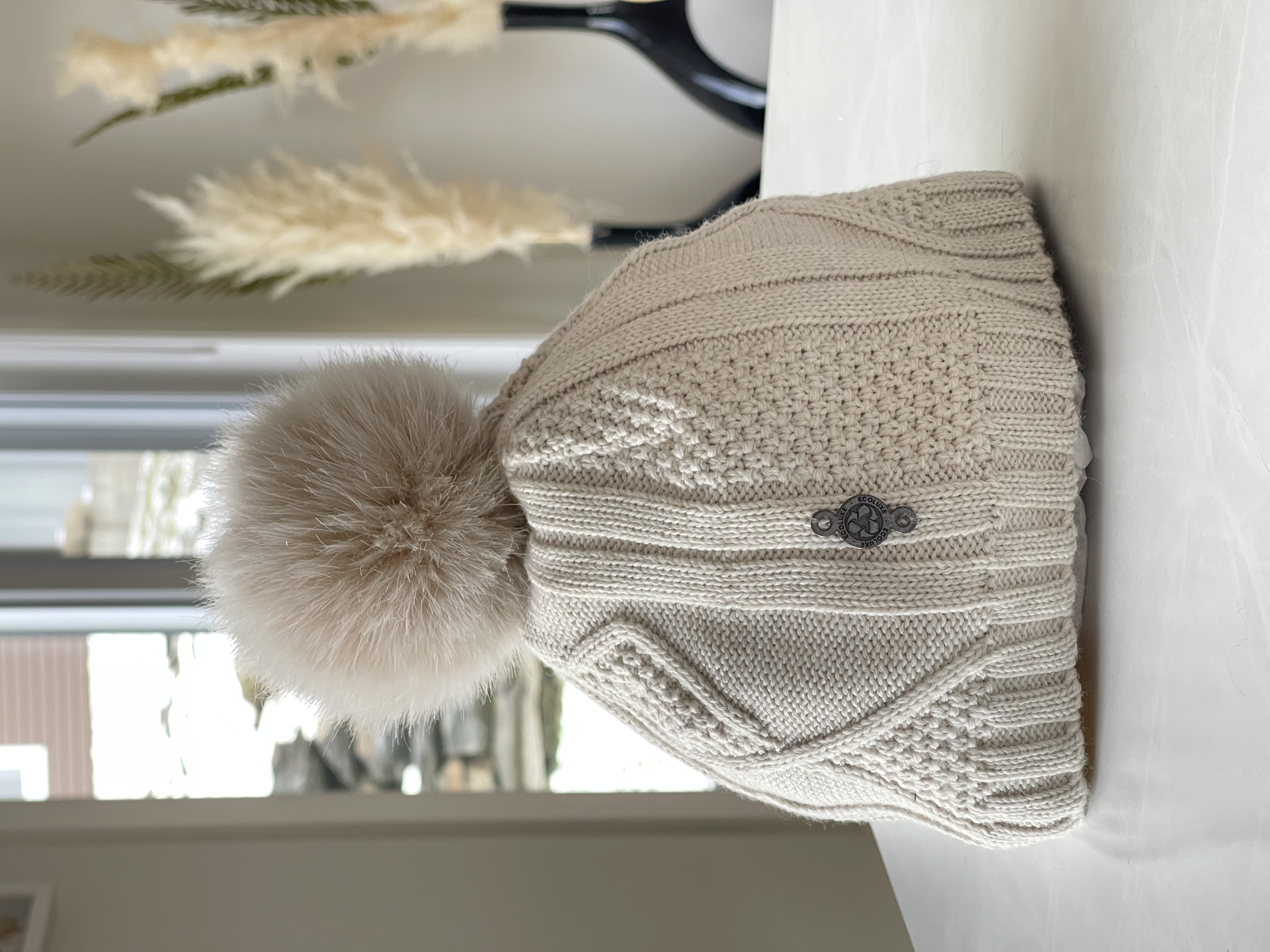 Bonnet avec Pom Fausse Fourrure Harricana HR42111F 