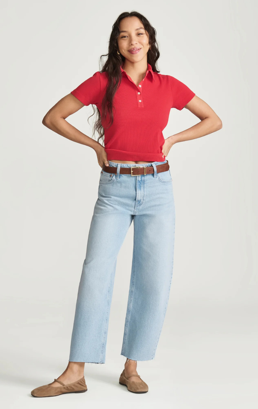 Jeans barrel Nica Mavi 