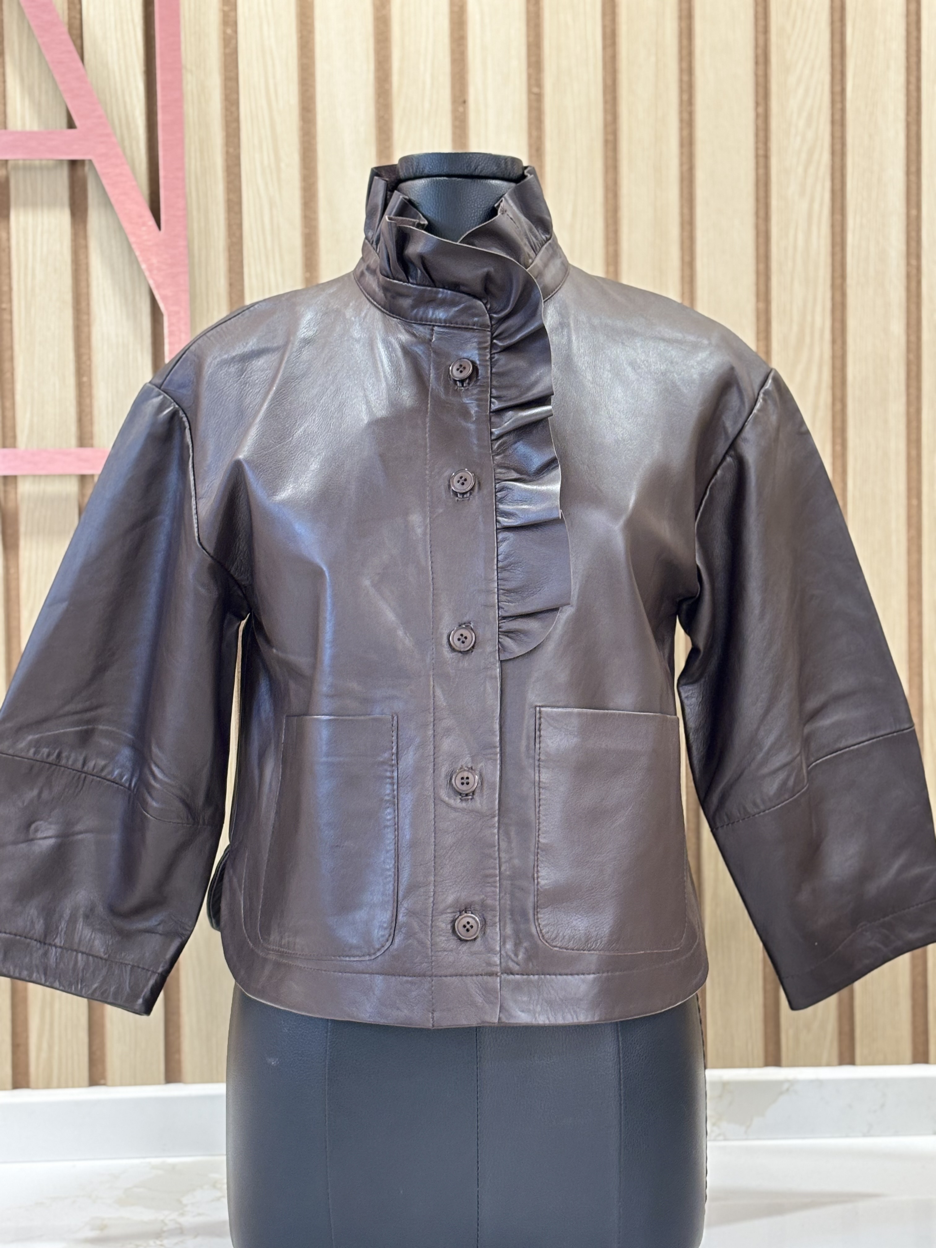 Chemise en cuir Noen