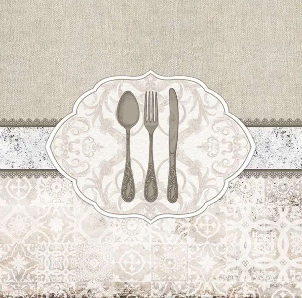Serviette de table - Coutellerie