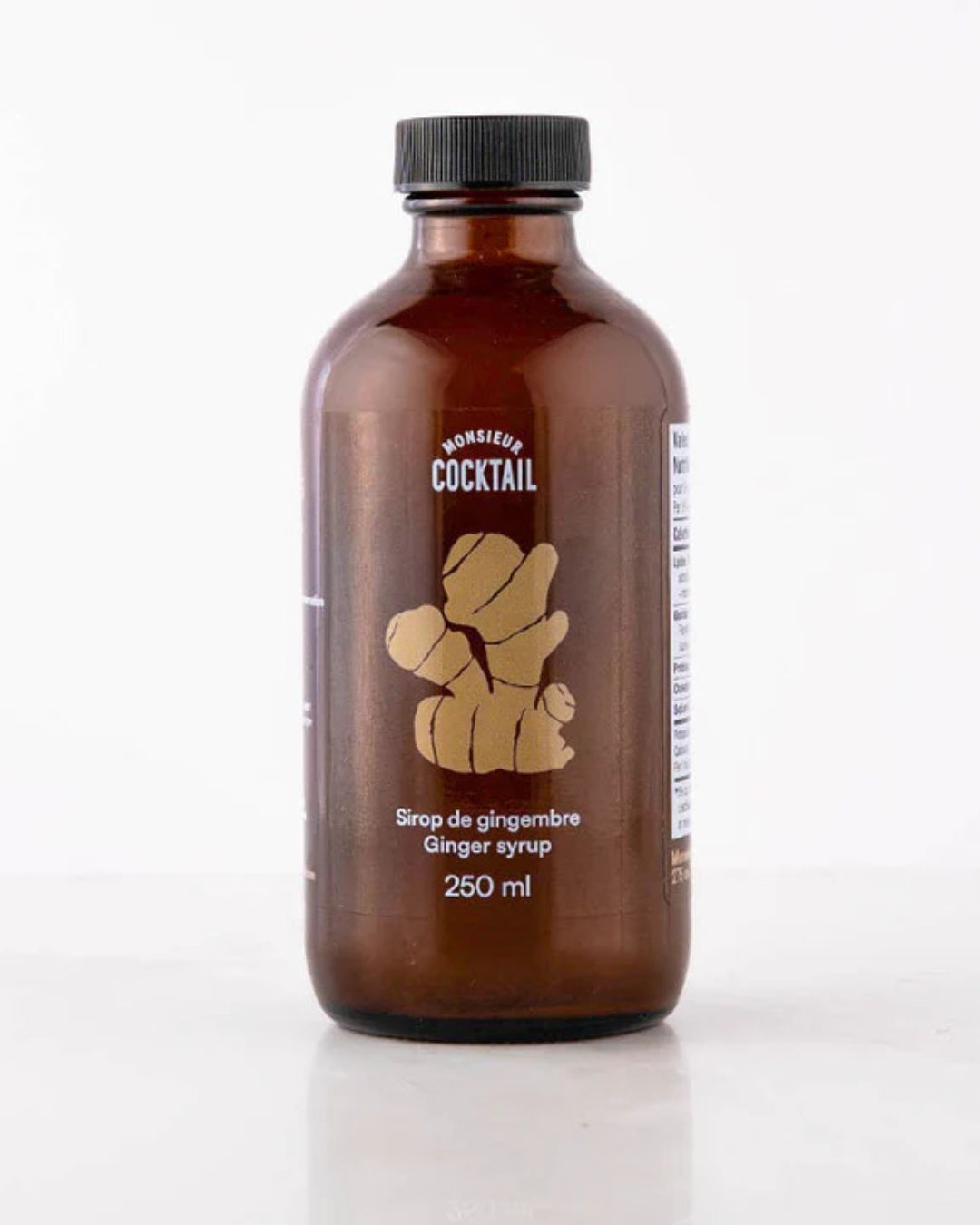 Sirop de gingembre 250ml Monsieur Cocktail 