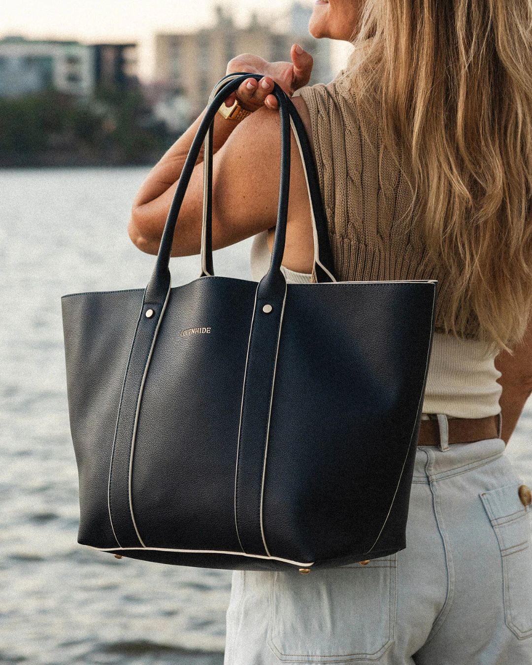 Sac fourre-tout Dubai navy Louenhide 9852