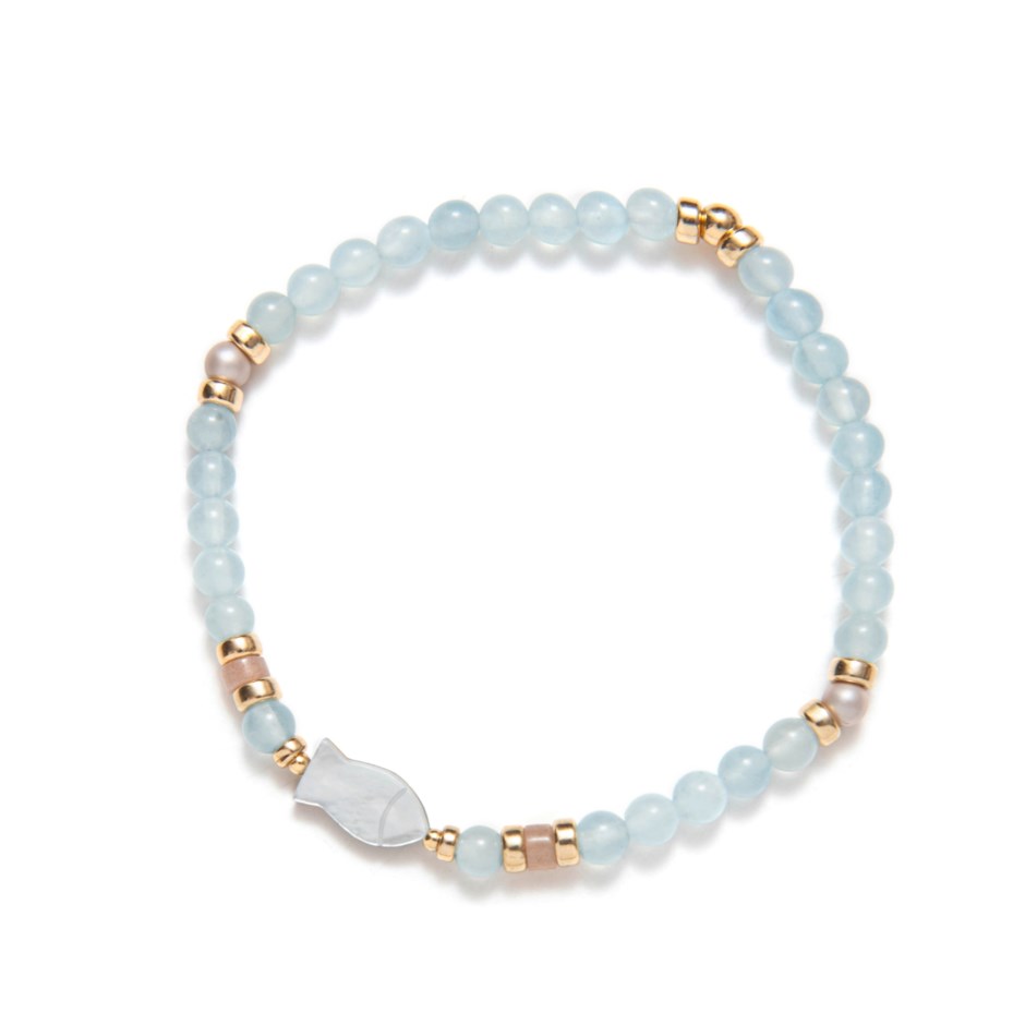 Bracelet Be Creative gold Beblue