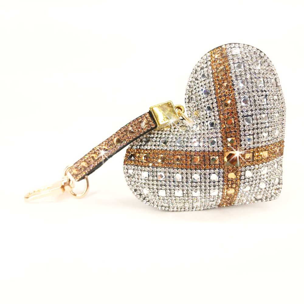 Heart Purse Charm Mariners Cross Collection Jacqueline Kent Silver Gold