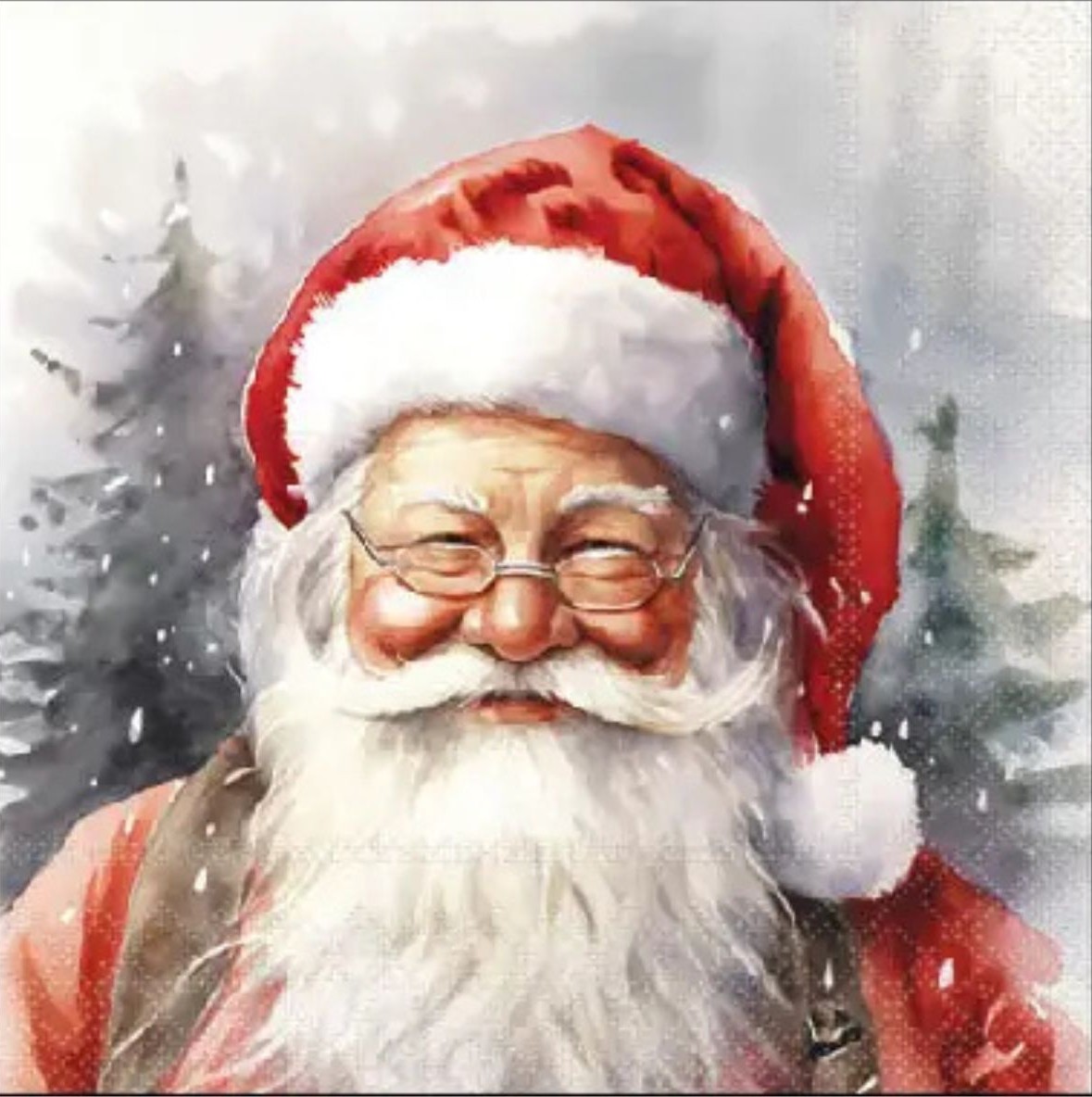 Serviette à cocktail - Joyeux Père Noël