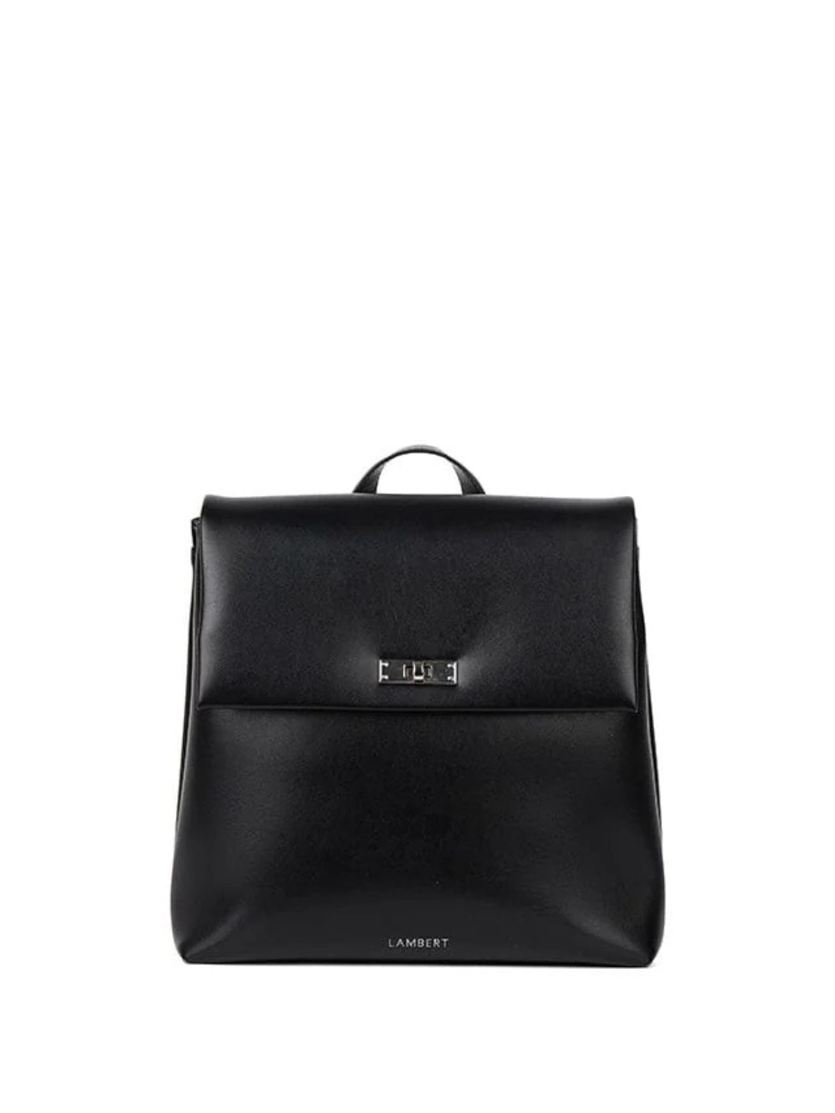 Le Polly - Sac à dos en cuir vegan noir Lambert