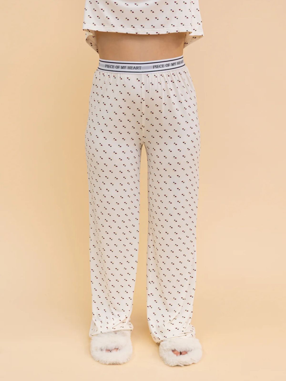 Pantalon Pyjama Évasé "PIECE OF MY HEART" Pop Underwear