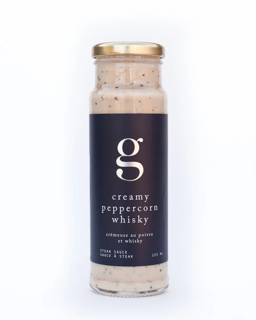Sauce Steak Crémeuse au Poivre et au Whisky 225ml Gourmet Inspirations