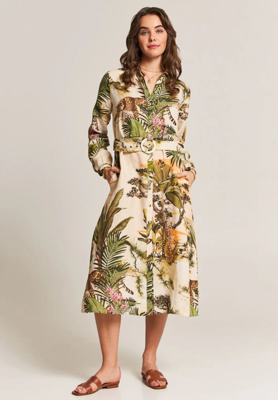 Robe Maxi en Lin Safari Princess Goes Hollywood 242120821