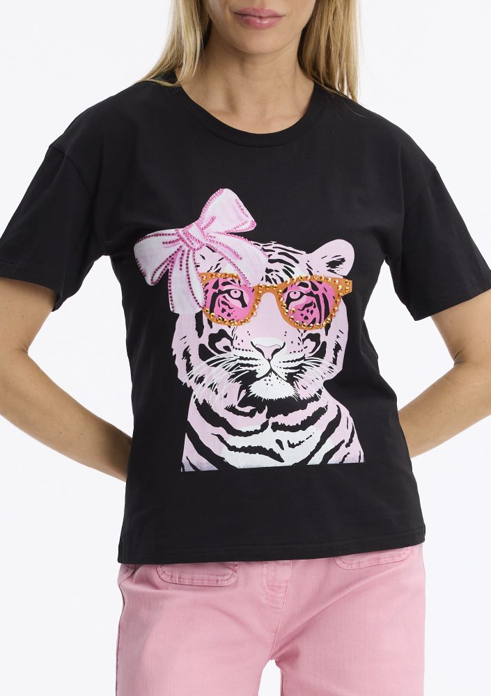 T-Shirt avec tigre Leo & Ugo